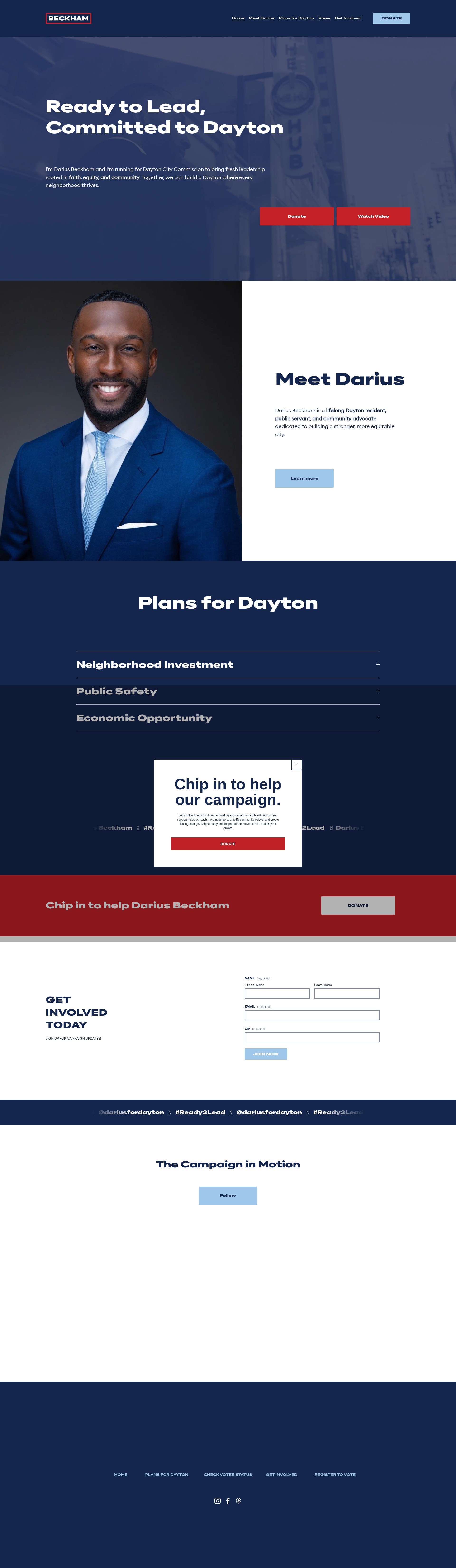Screenshot of dariusfordayton.com