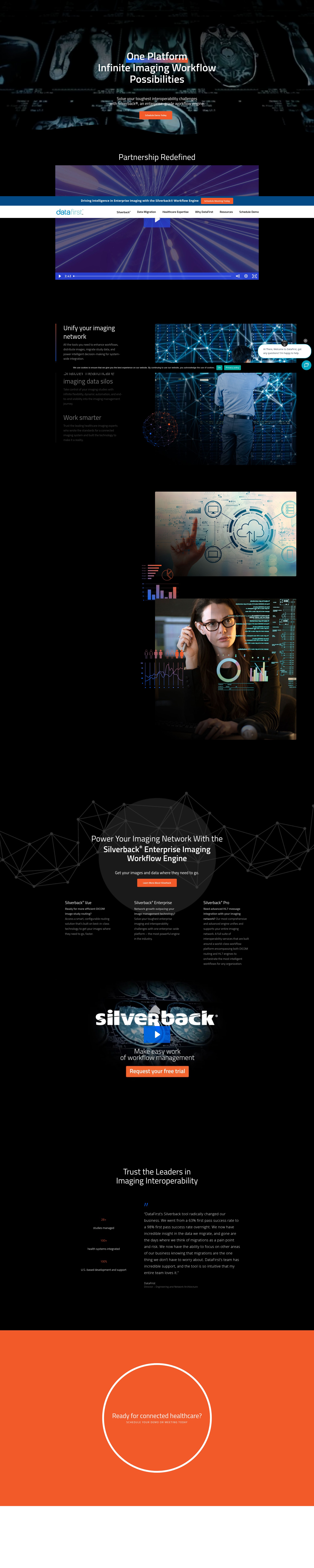 Screenshot of datafirst.com