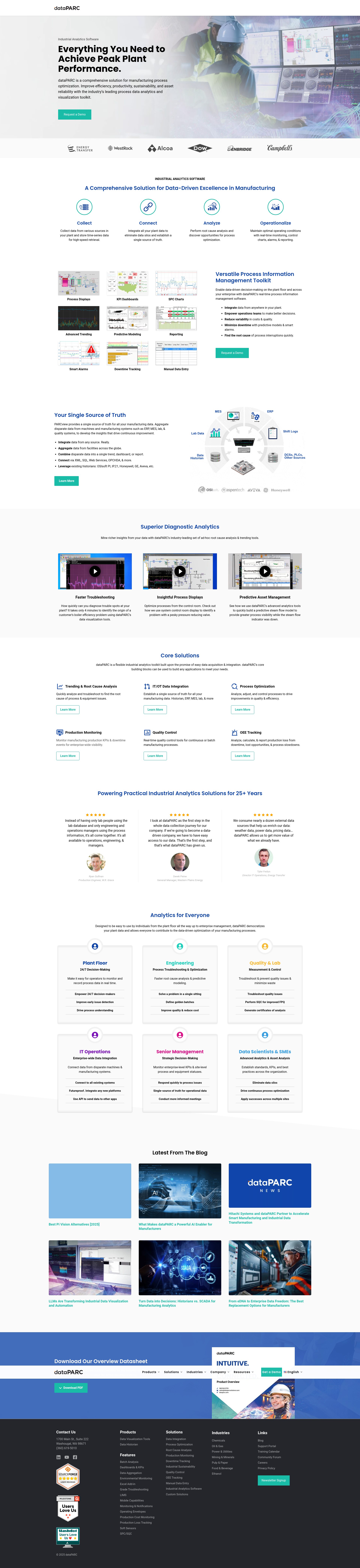 Screenshot of dataparc.com