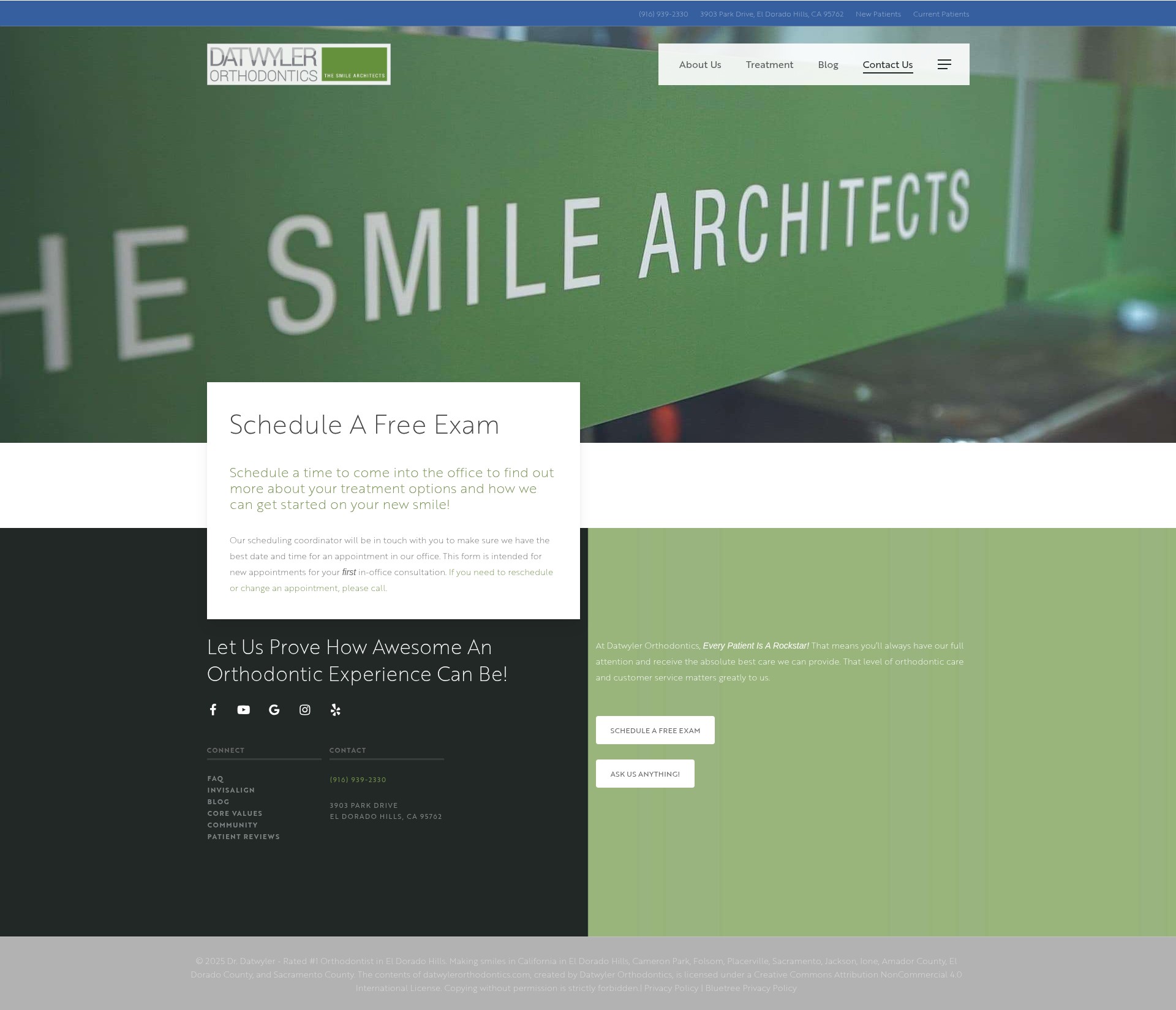 Screenshot of datwylerorthodontics.com