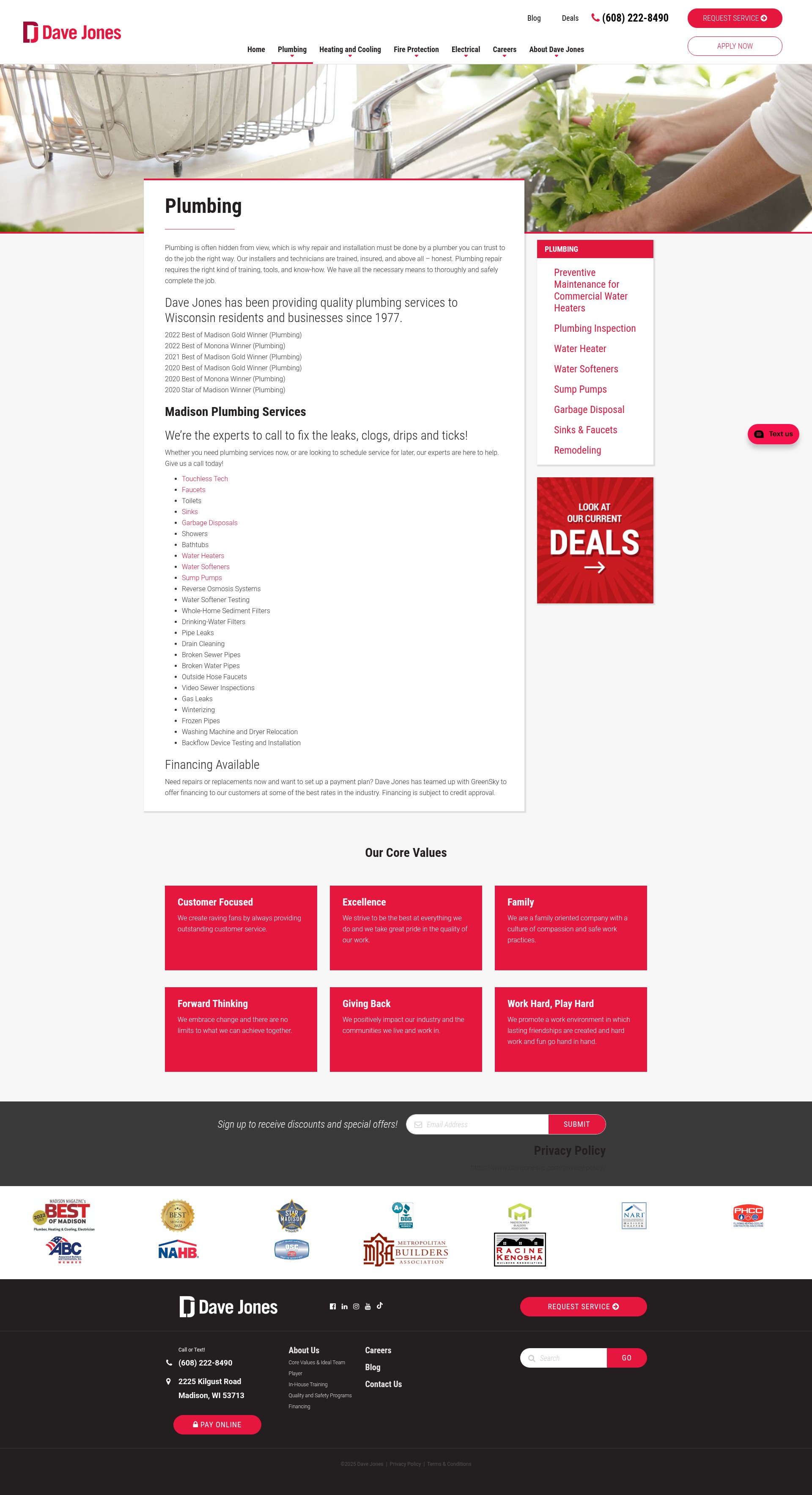Screenshot of davejonesllc.com