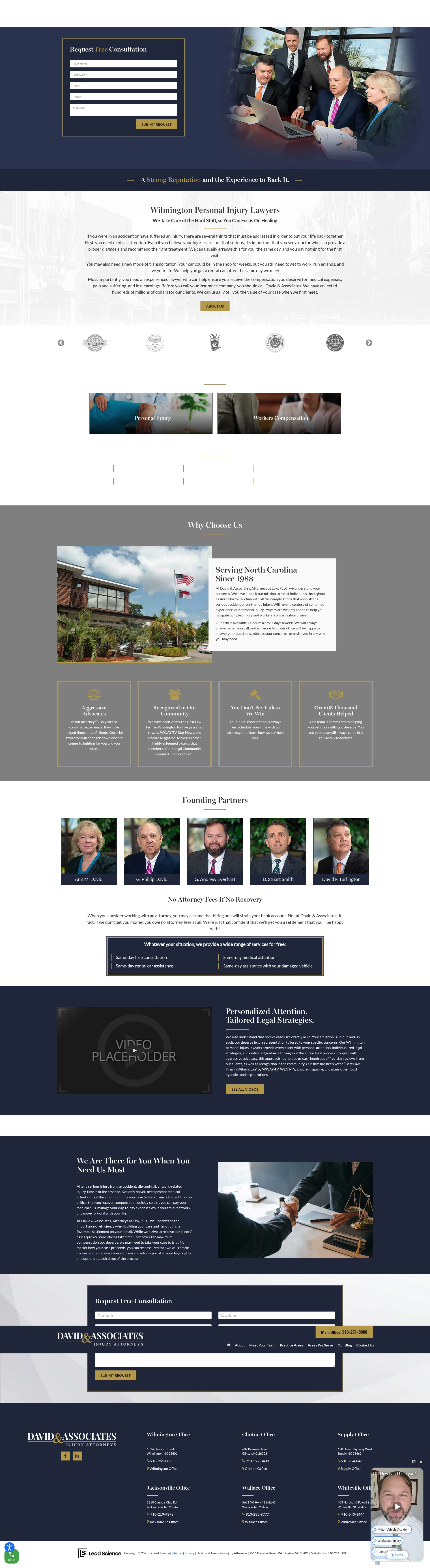 Screenshot of davidandassociateslaw.com