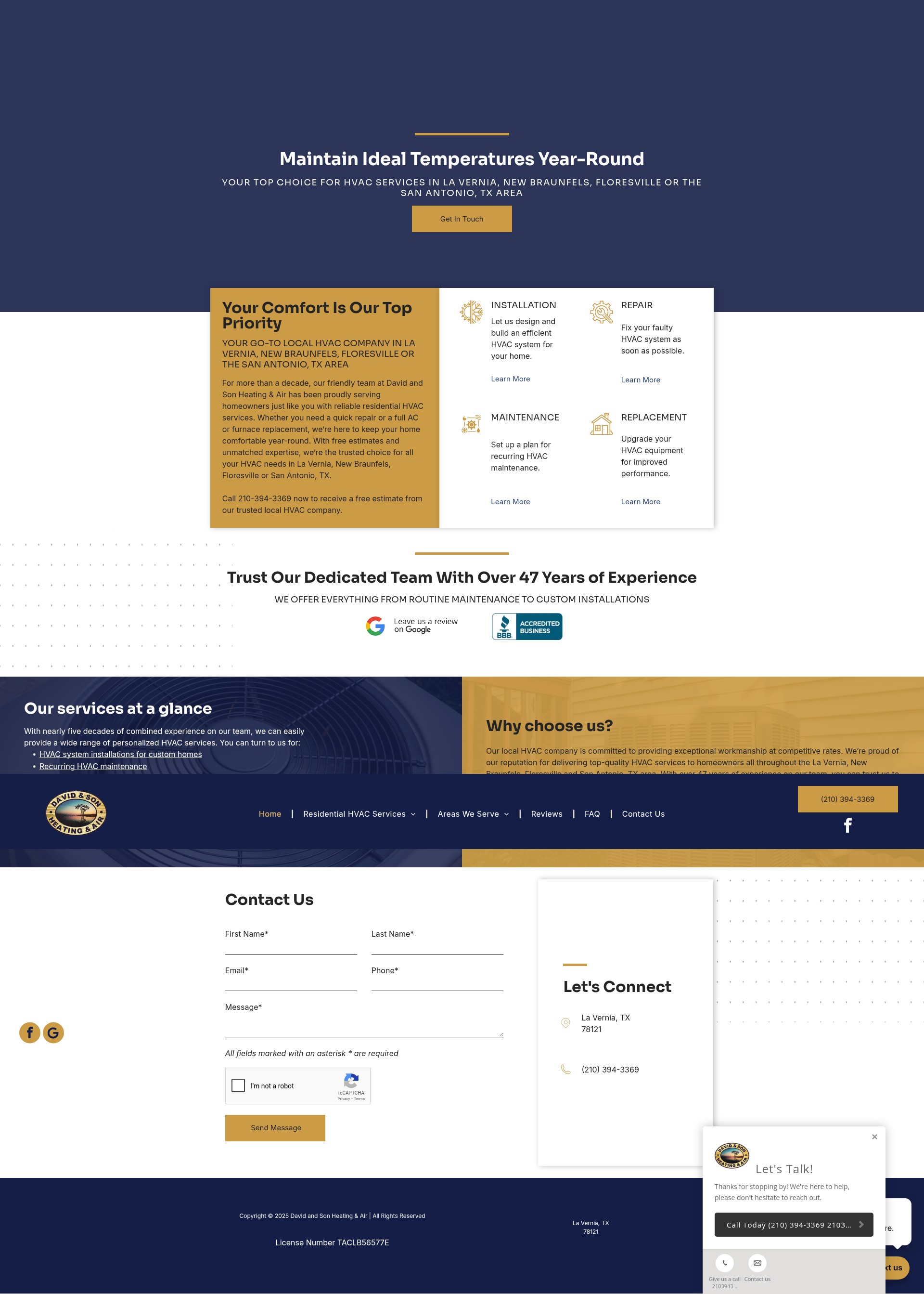 Screenshot of davidandsonac.com
