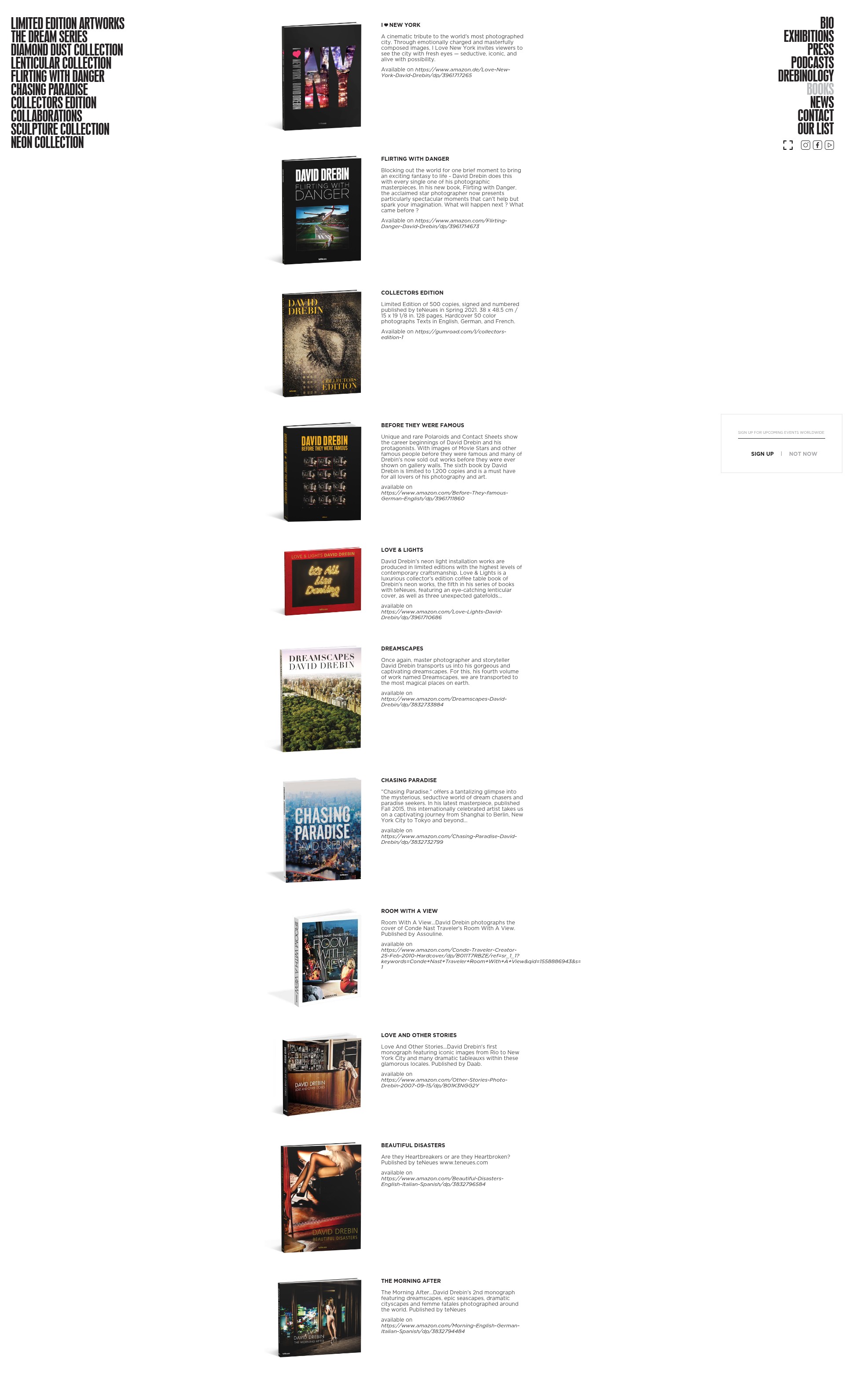 Screenshot of daviddrebin.com