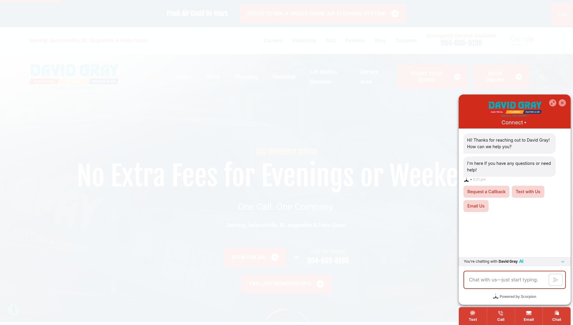 Screenshot of davidgrayonline.com