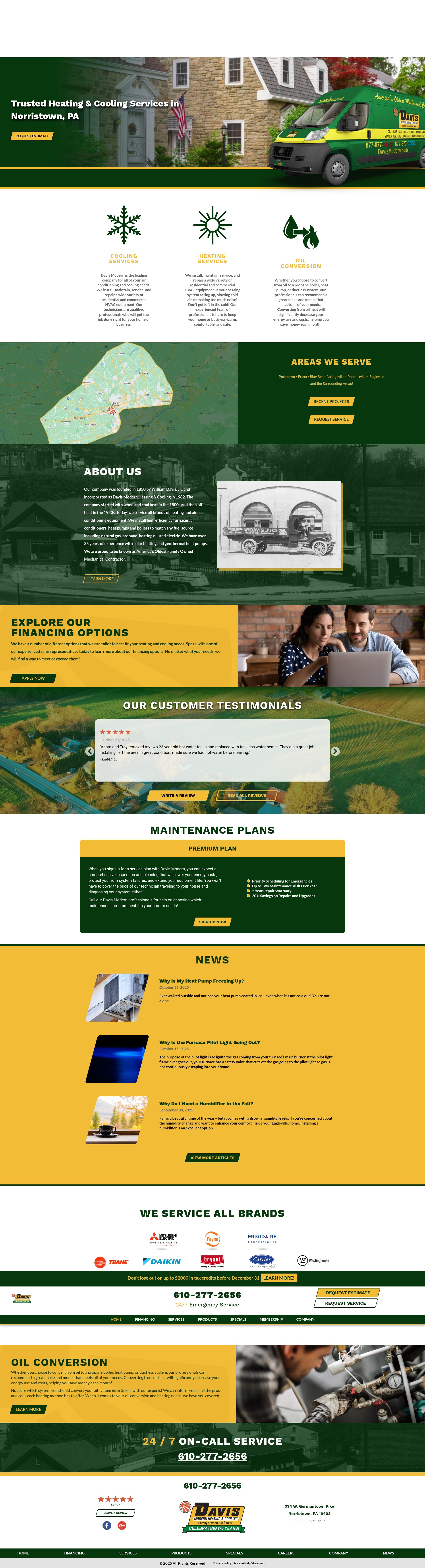 Screenshot of davismodern.com