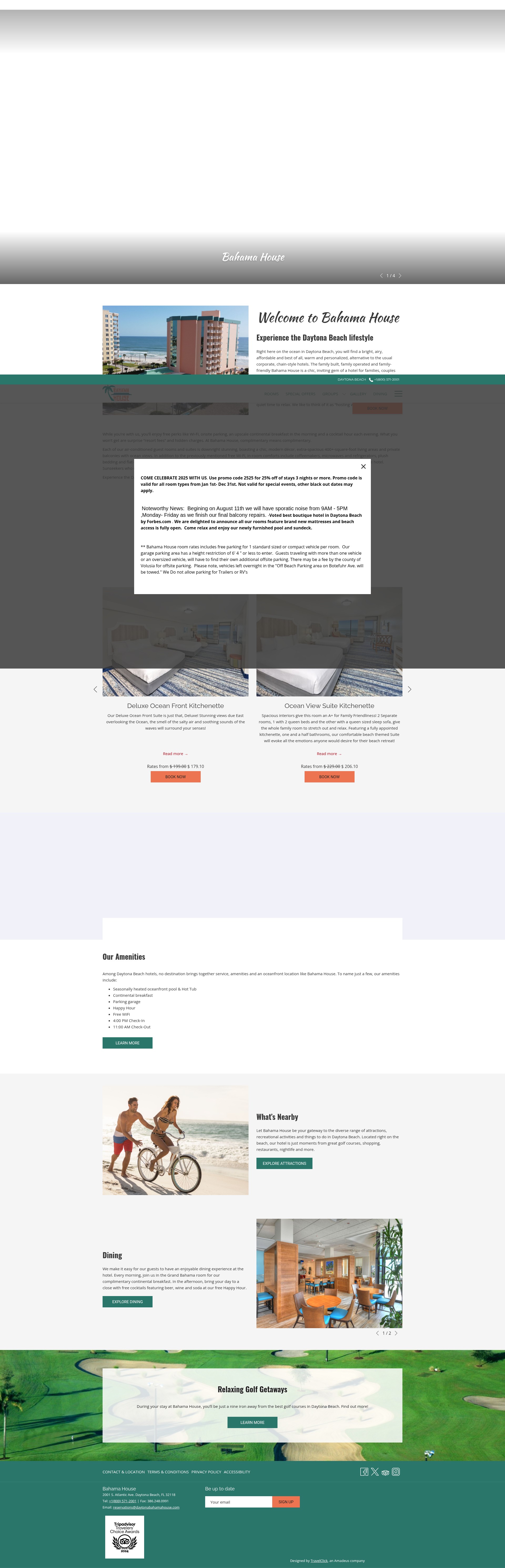 Screenshot of daytonabahamahouse.com