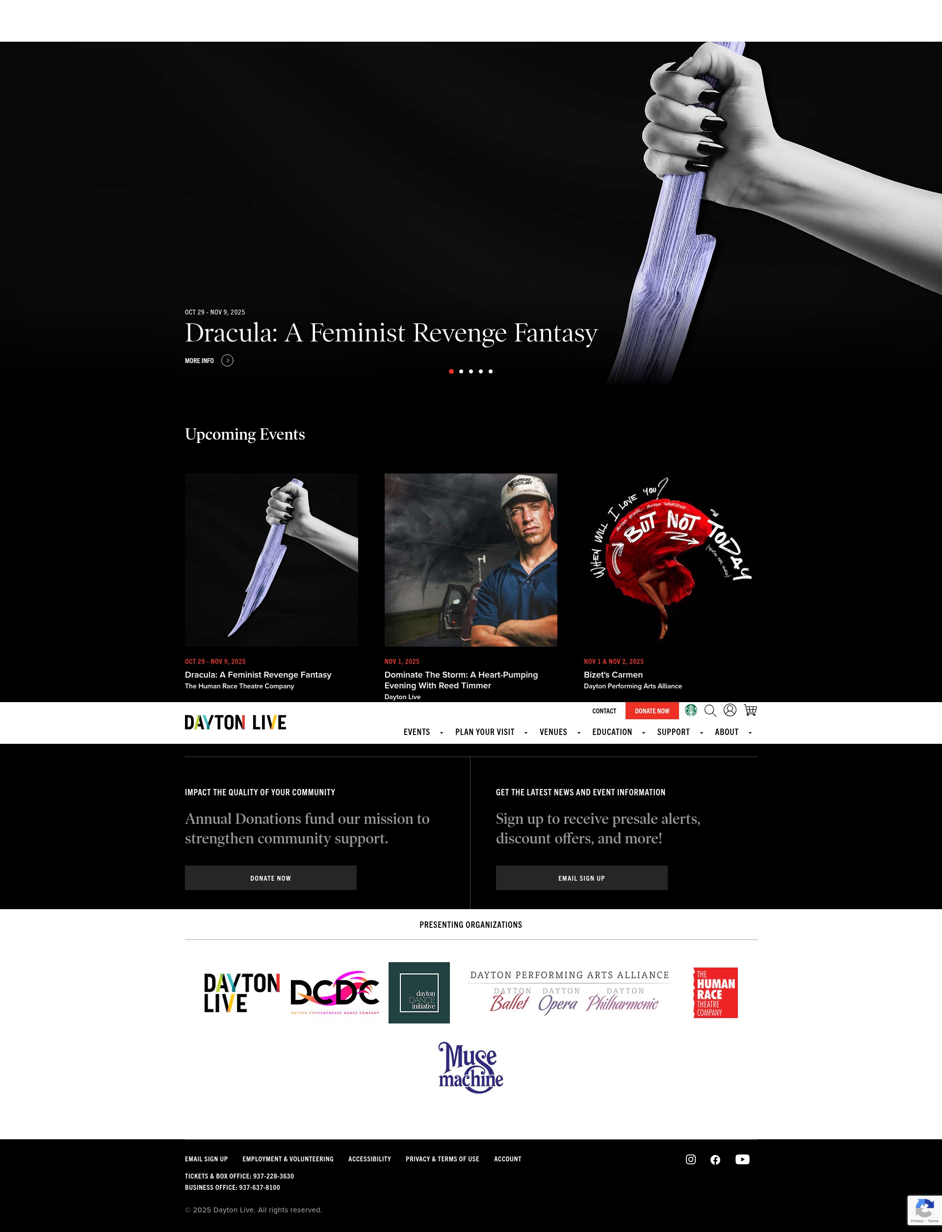 Screenshot of daytonlive.org