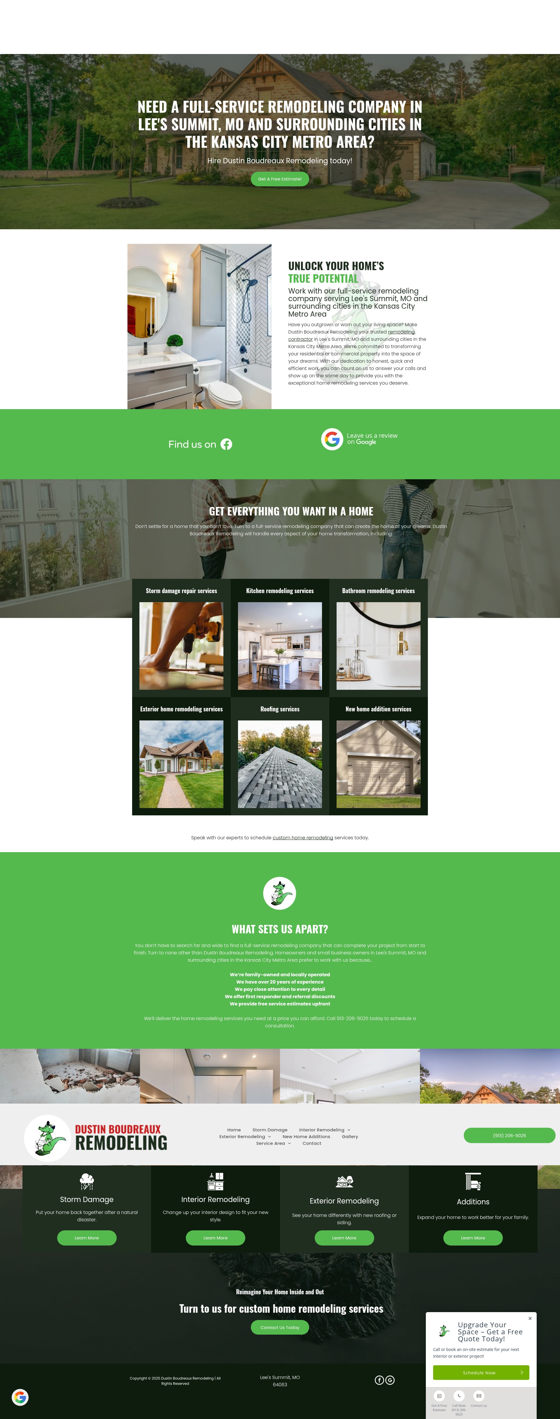Screenshot of dbremodelingllc.net