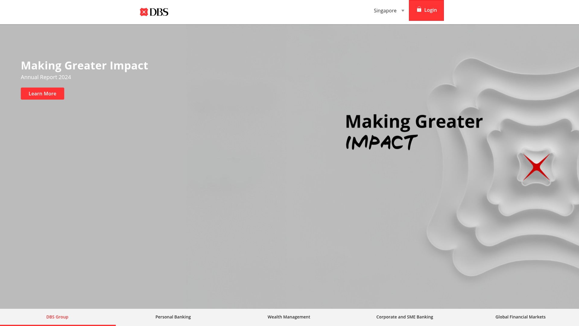 Screenshot of dbs.com.sg