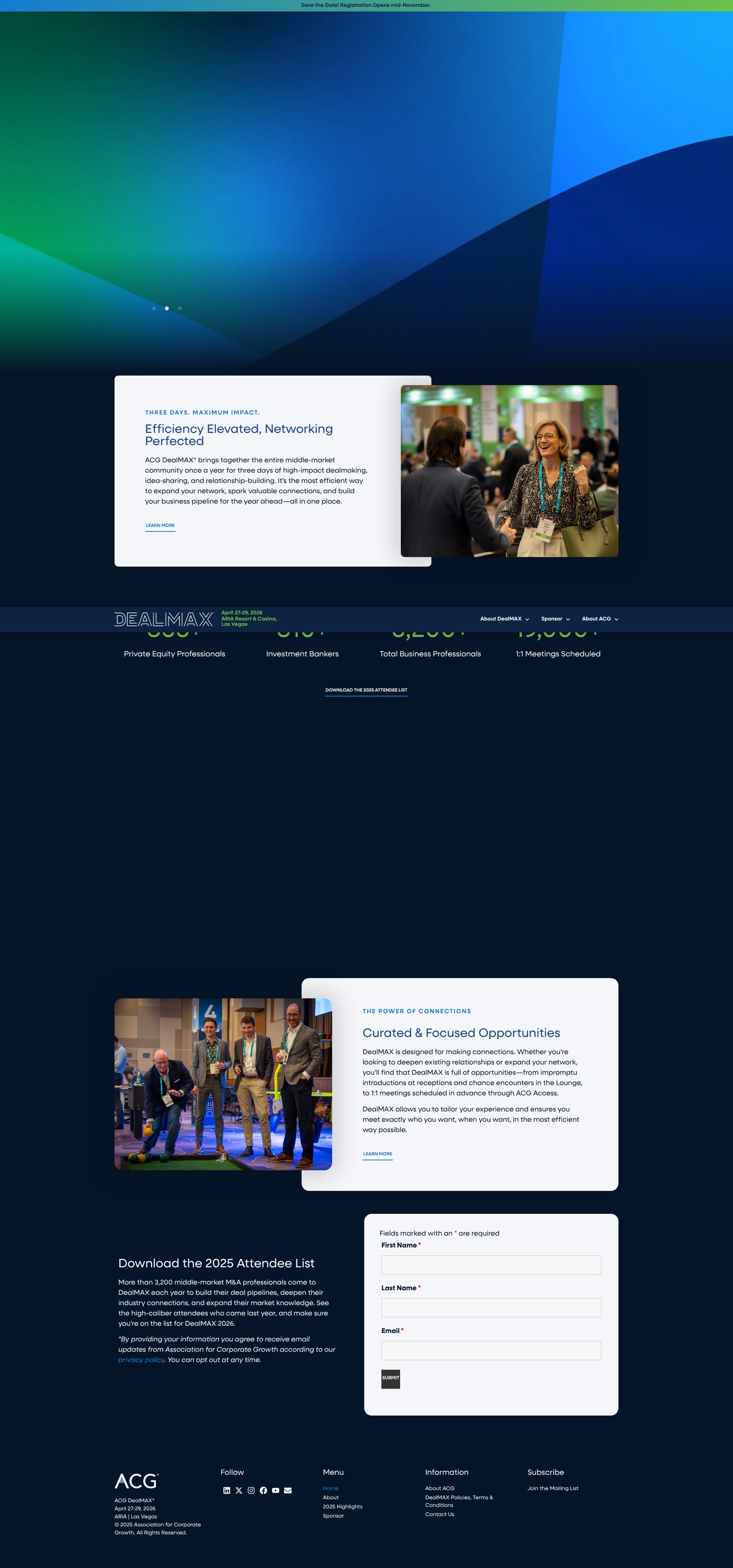 Screenshot of dealmax.org