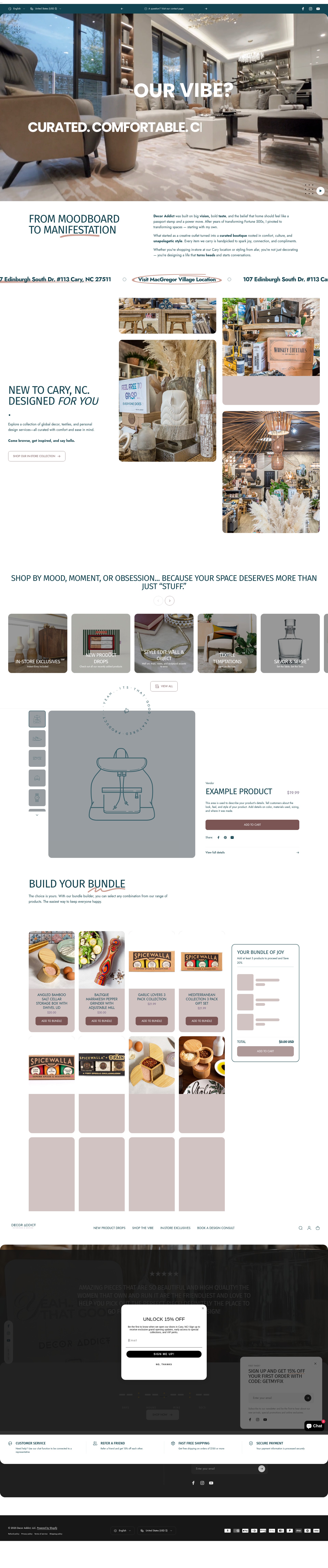 Screenshot of decor-addict.com