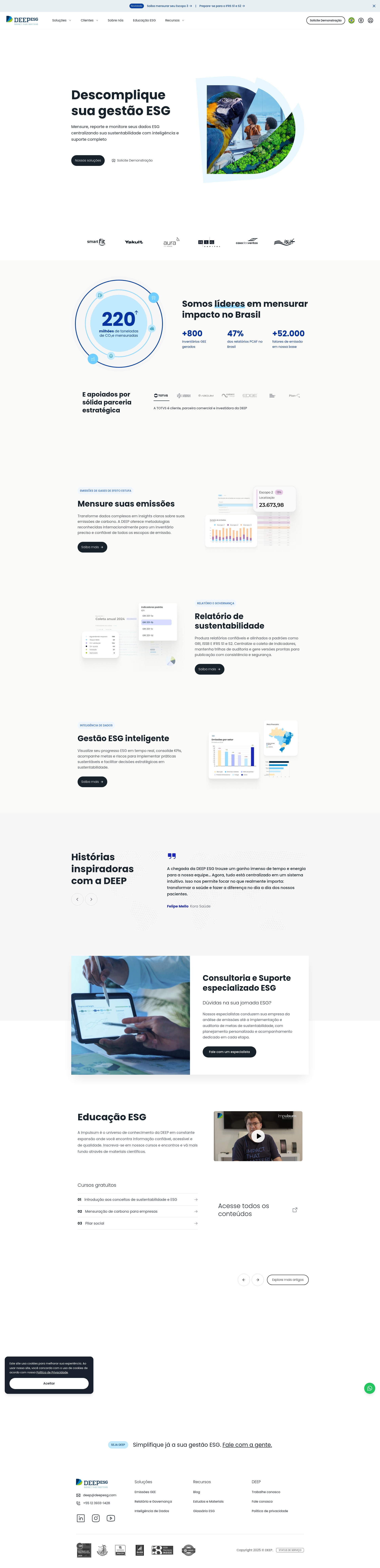 Screenshot of deepesg.com