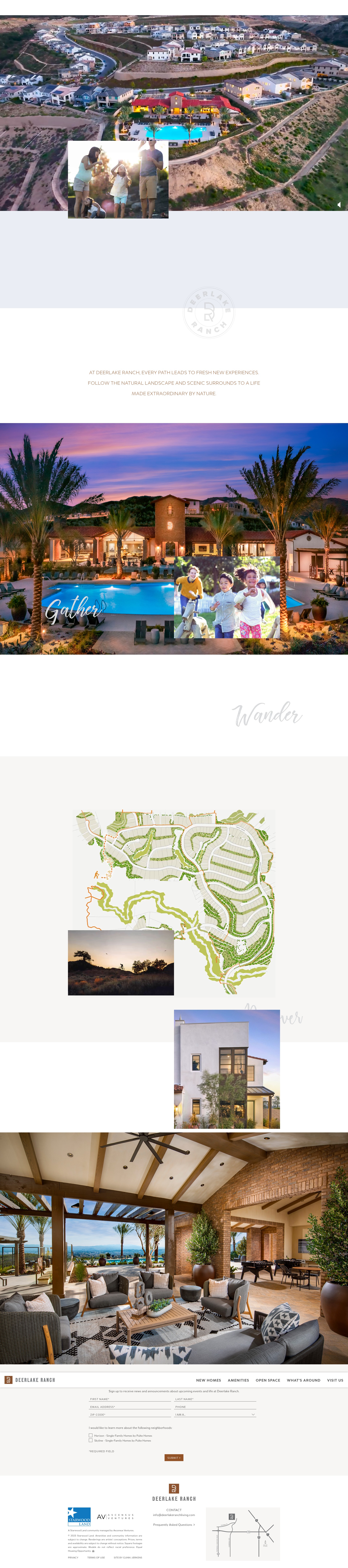 Screenshot of deerlakeranchliving.com