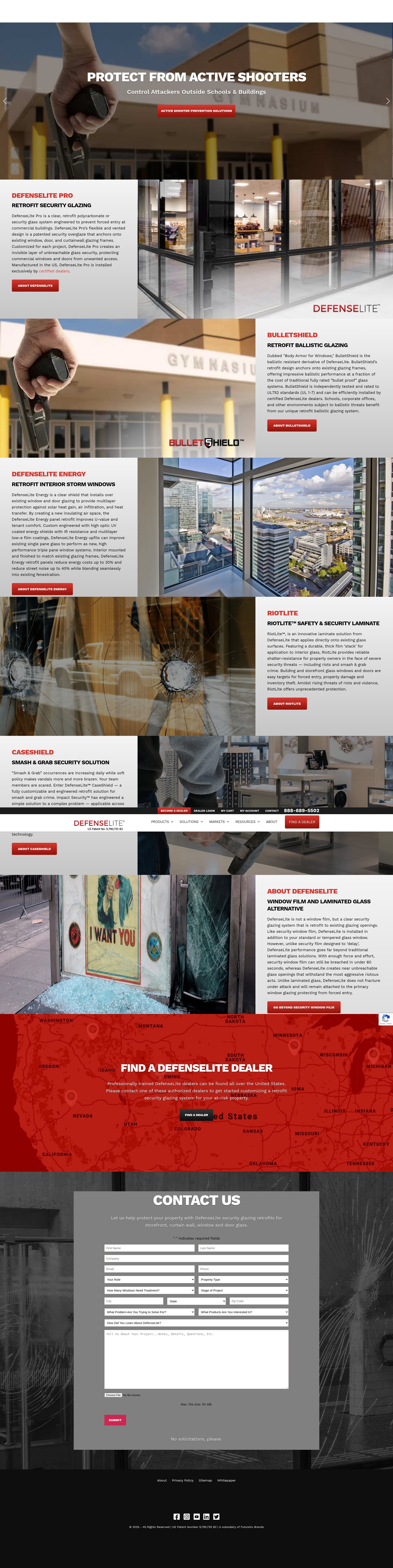Screenshot of defenselite.com