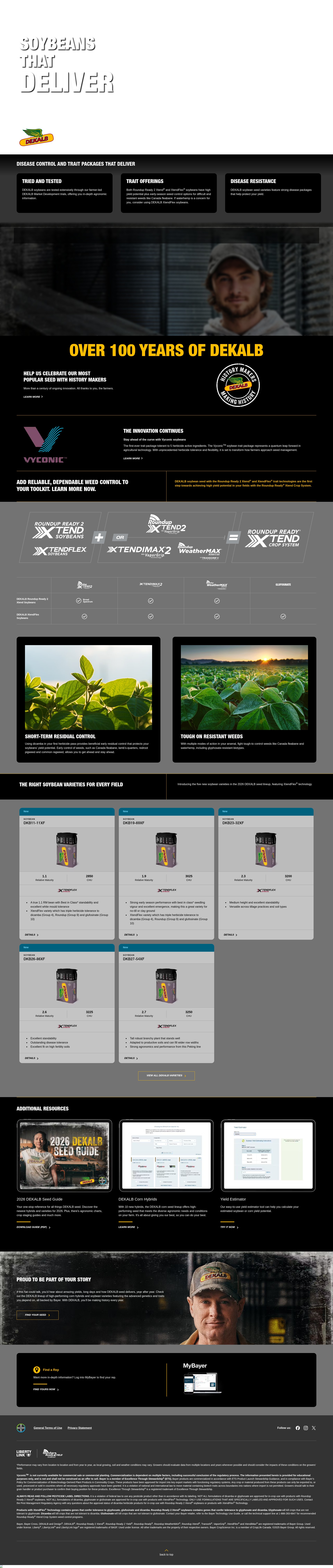 Screenshot of dekalbseed.ca