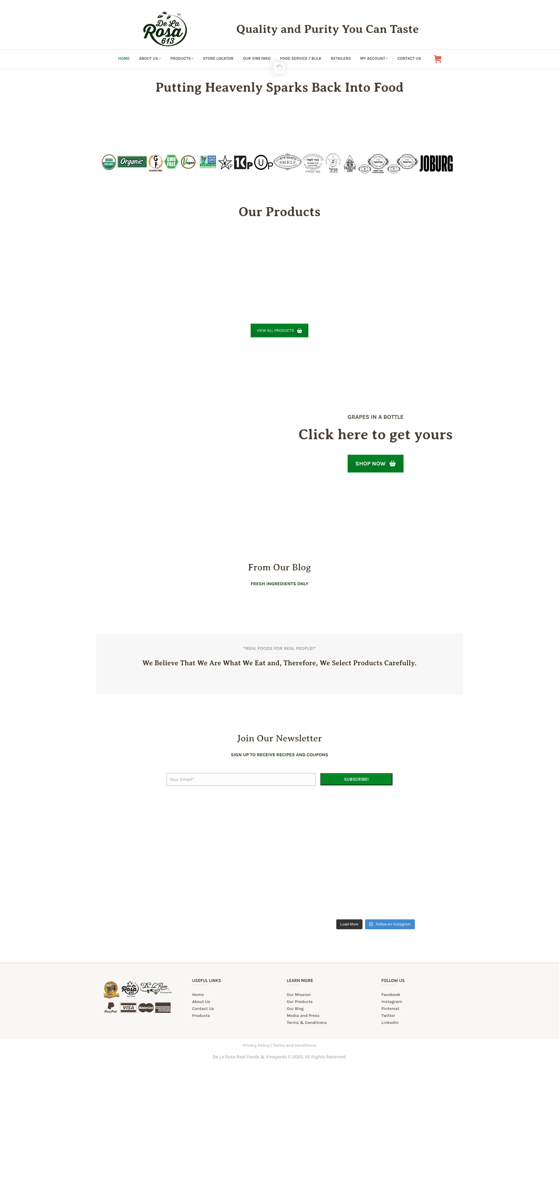 Screenshot of delarosa613.com