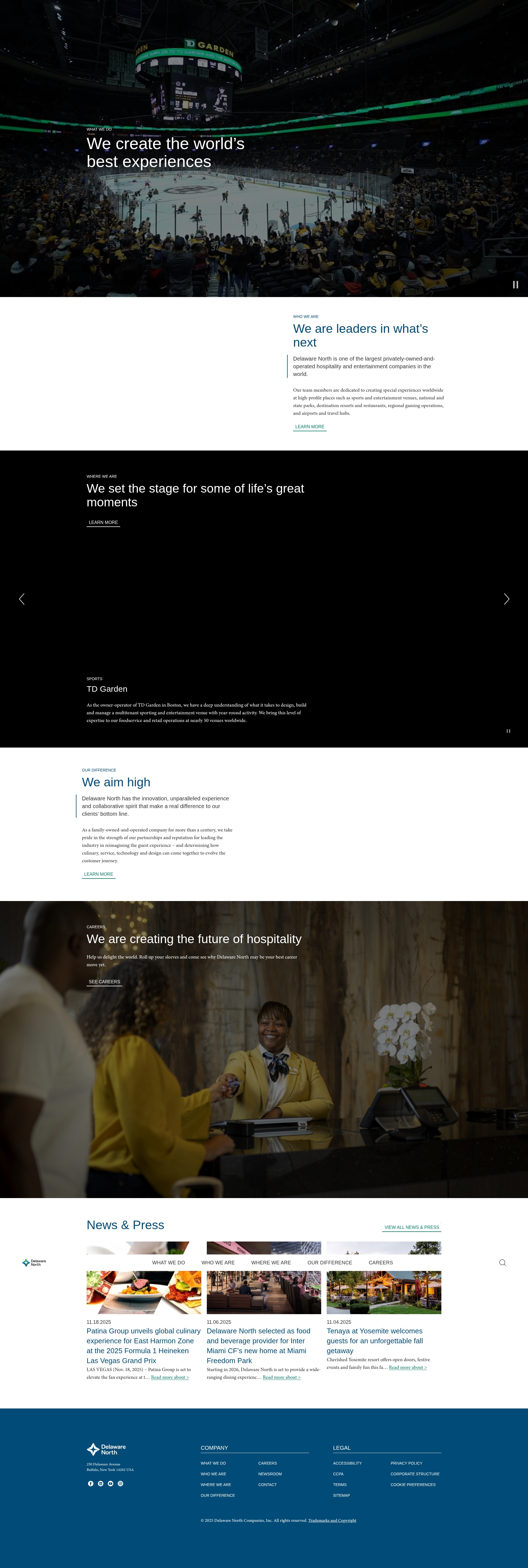 Screenshot of delawarenorth.com