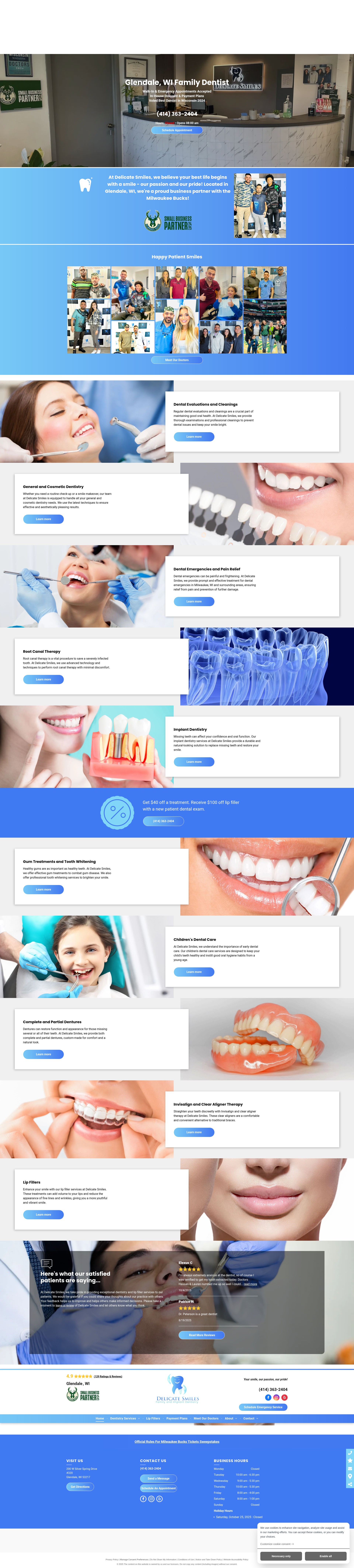 Screenshot of delicatesmiles.net