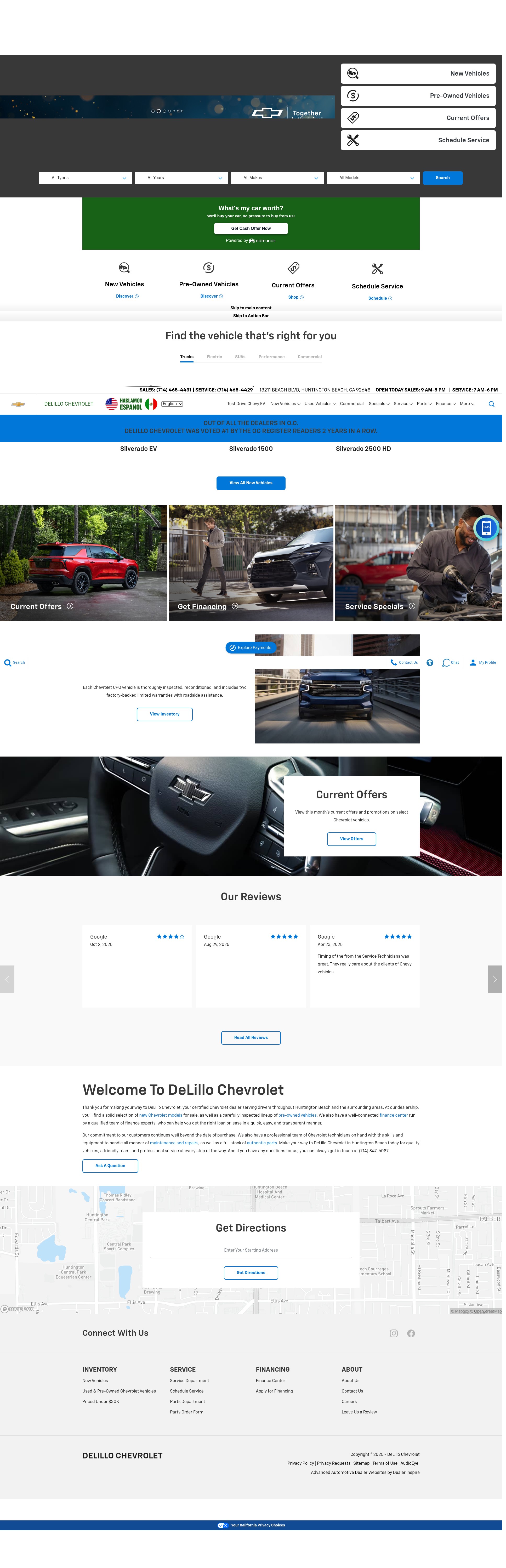 Screenshot of delillo.com