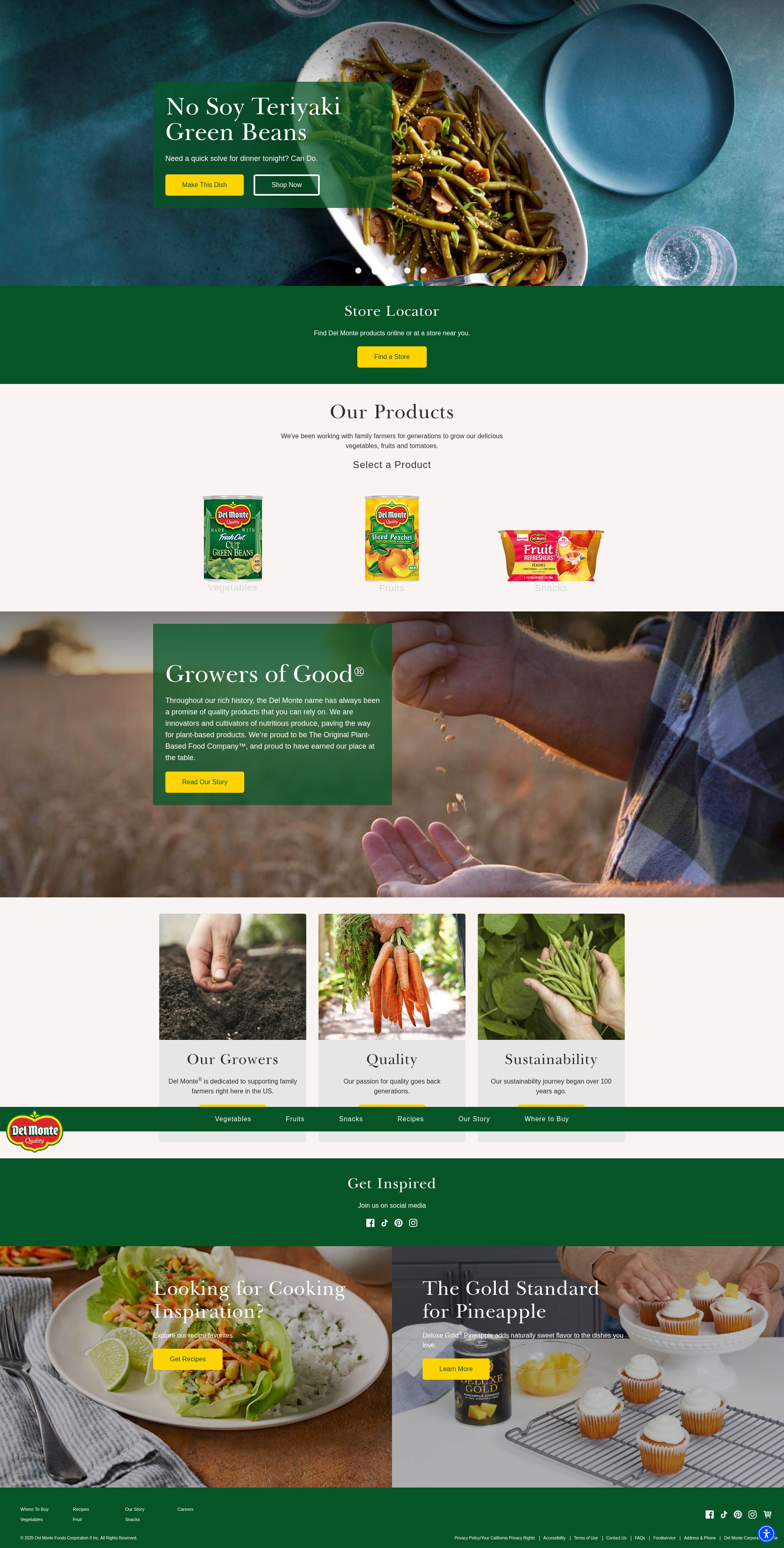 Screenshot of delmonte.com