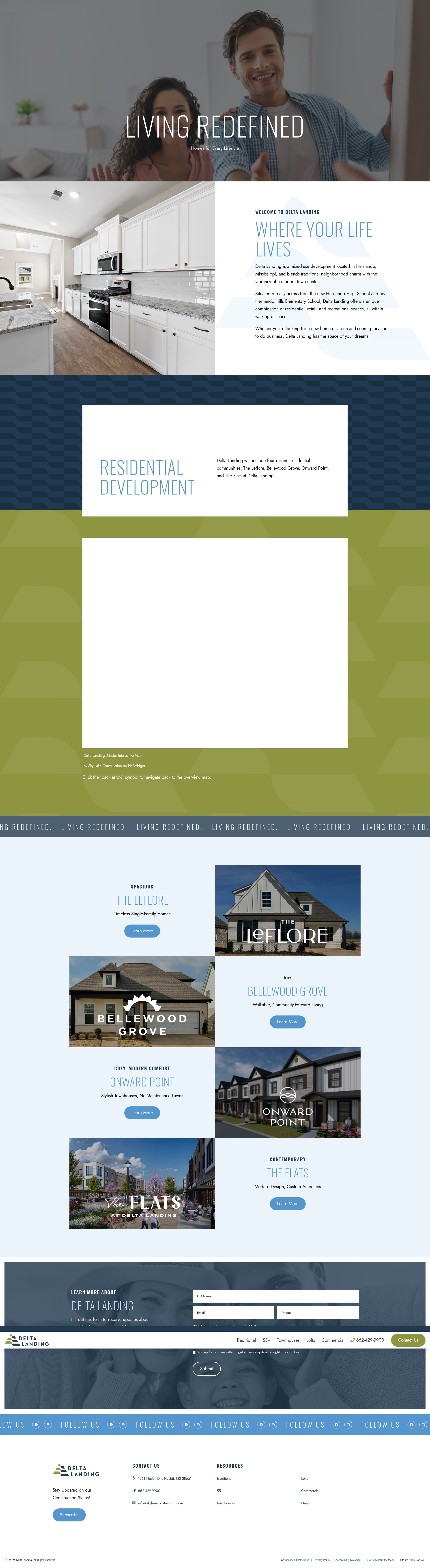 Screenshot of delta-landing.com