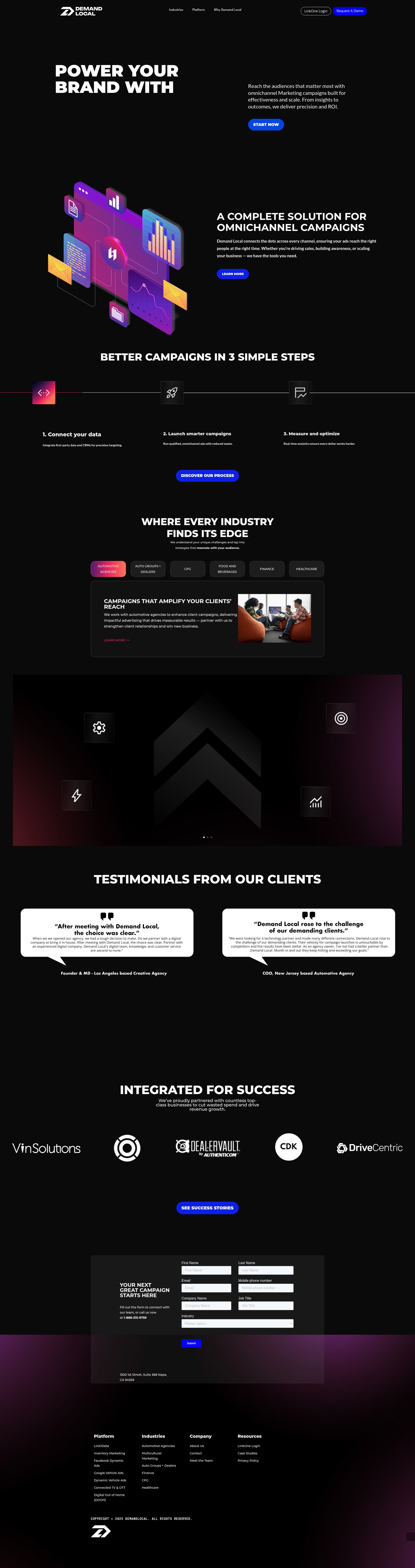 Screenshot of demandlocal.com