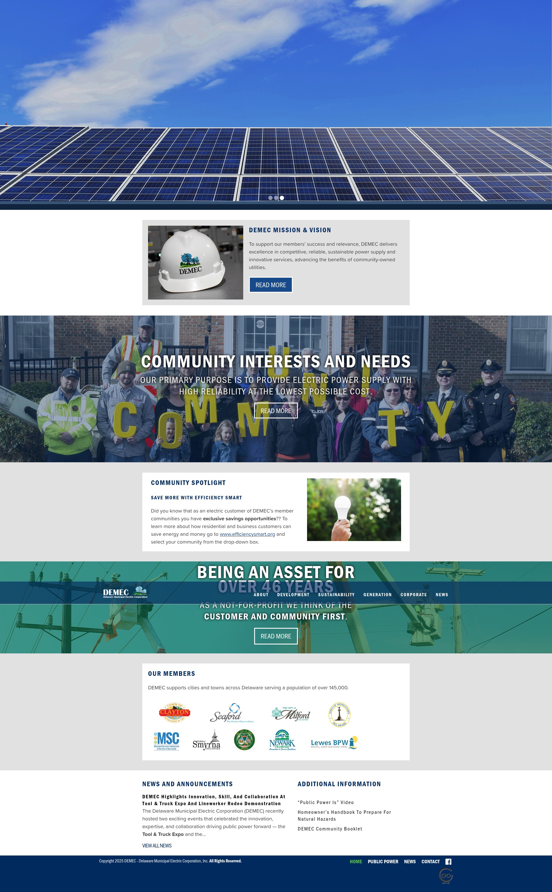 Screenshot of demecinc.net