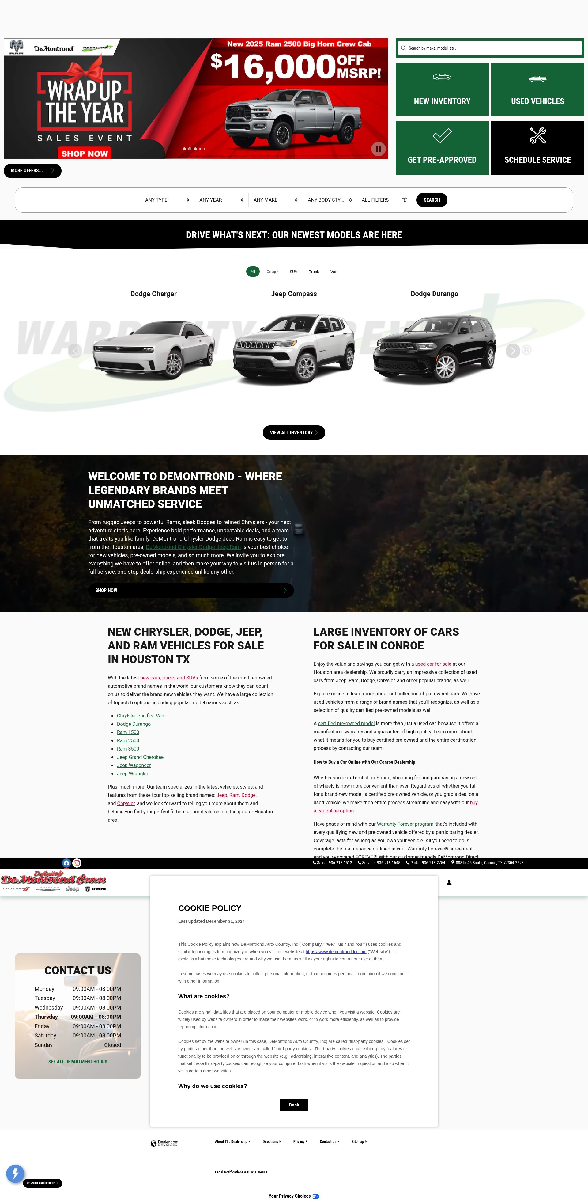 Screenshot of demontronddcj.com