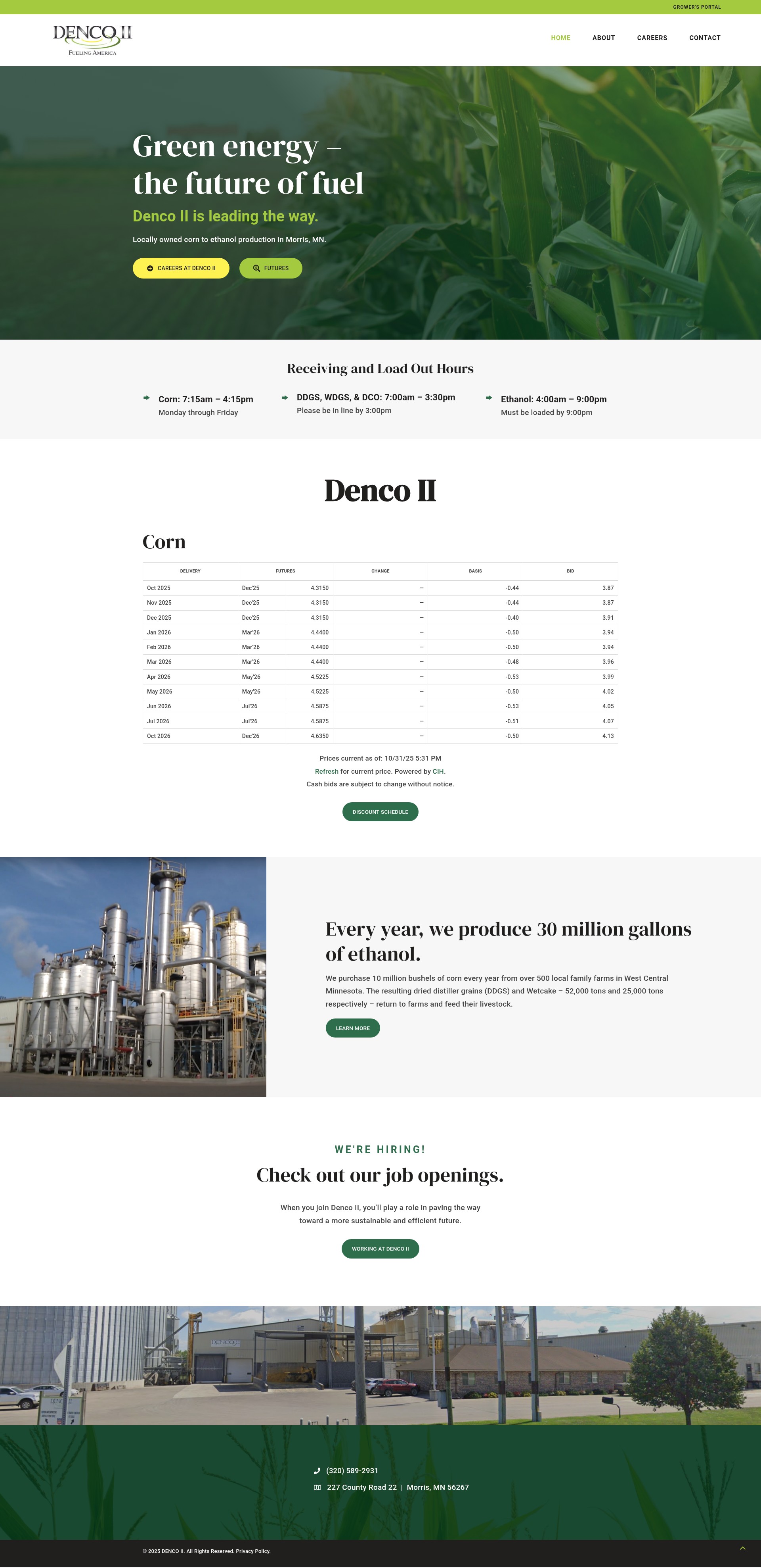 Screenshot of dencollc.com
