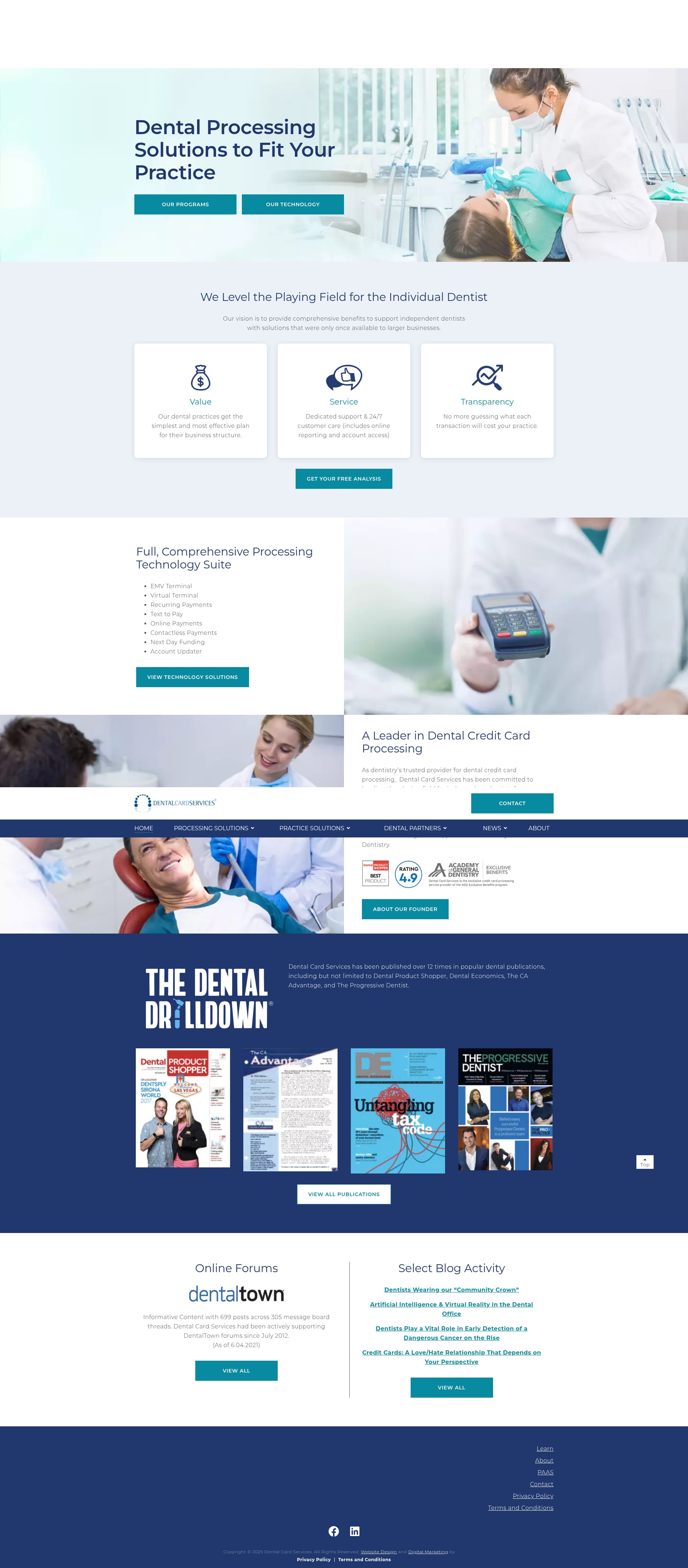 Screenshot of dentalcardservices.com