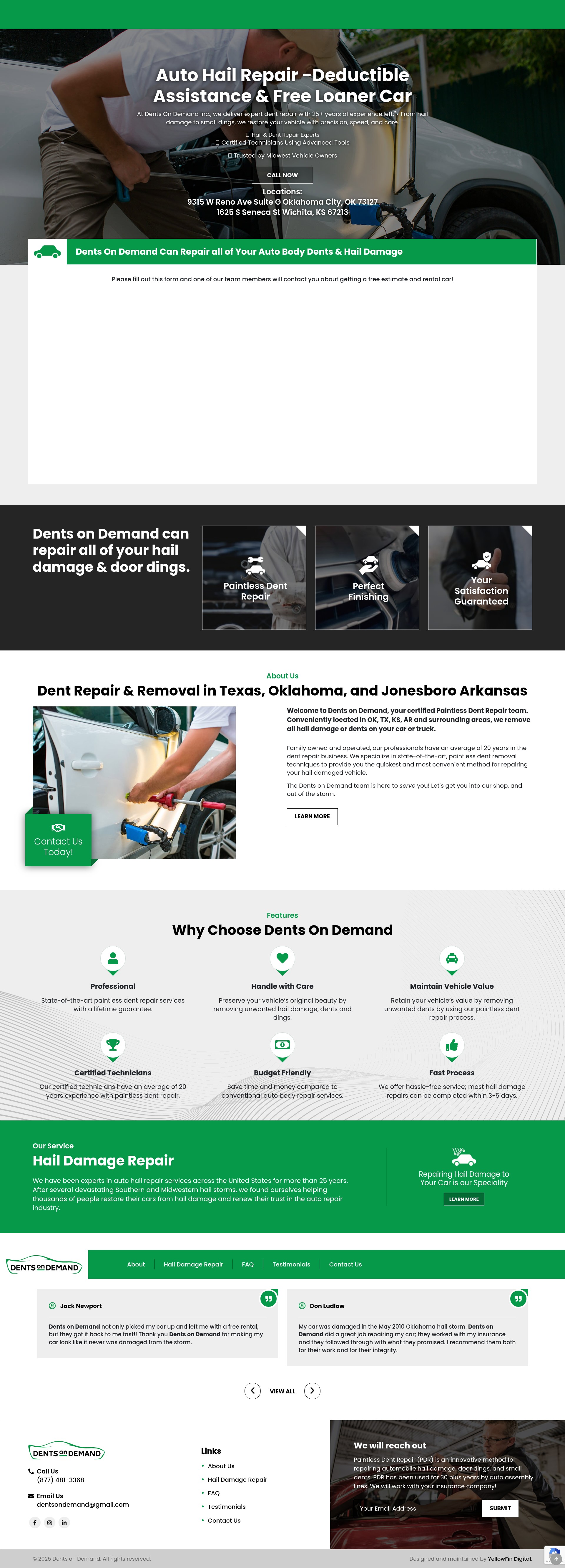 Screenshot of dentsondemand.net
