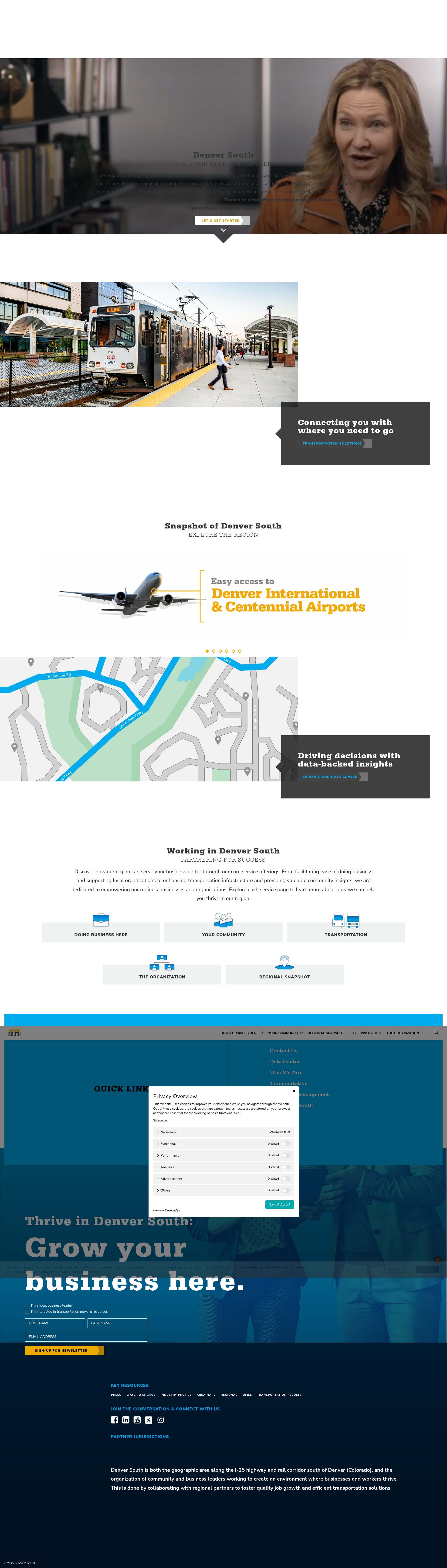 Screenshot of denver-south.com