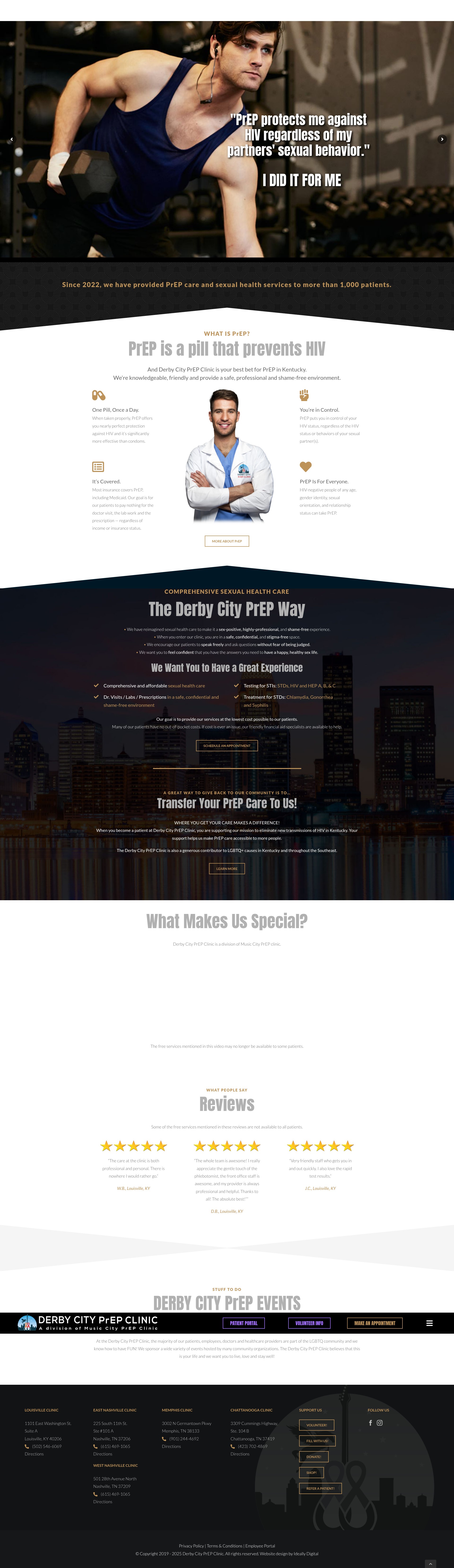 Screenshot of derbycityprep.org