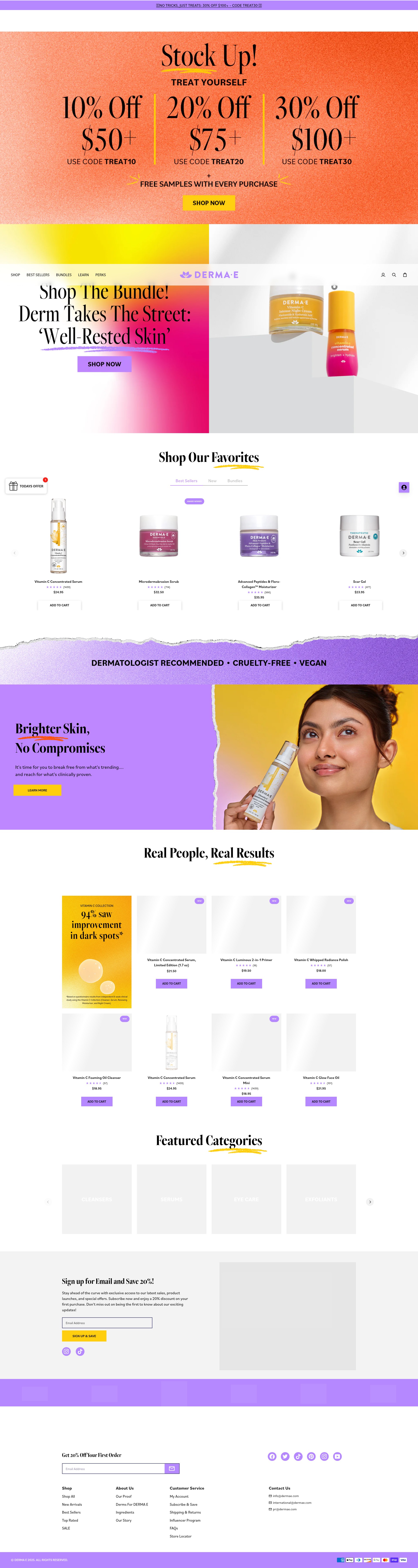 Screenshot of dermae.com