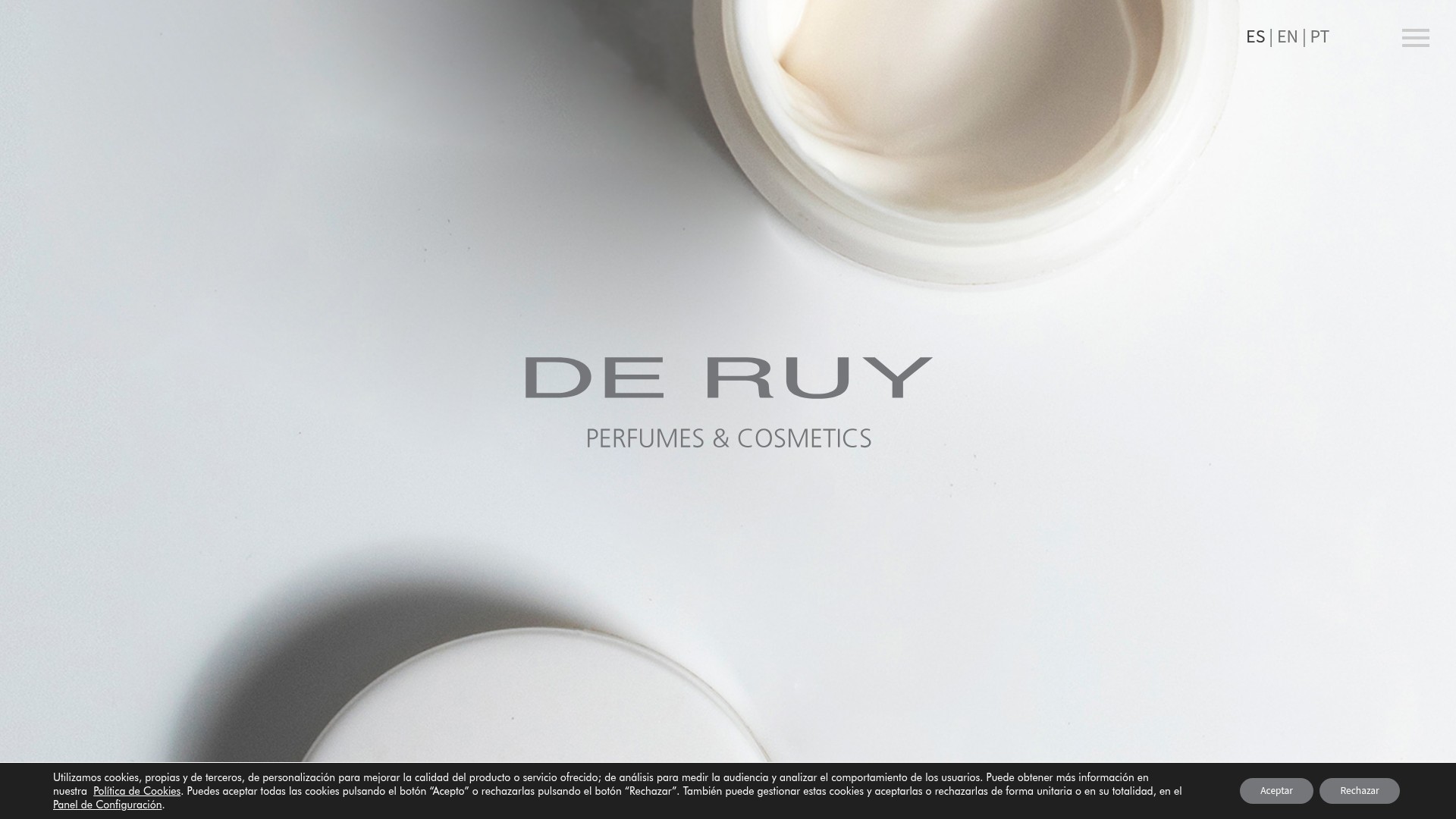 Screenshot of deruyperfumes.com