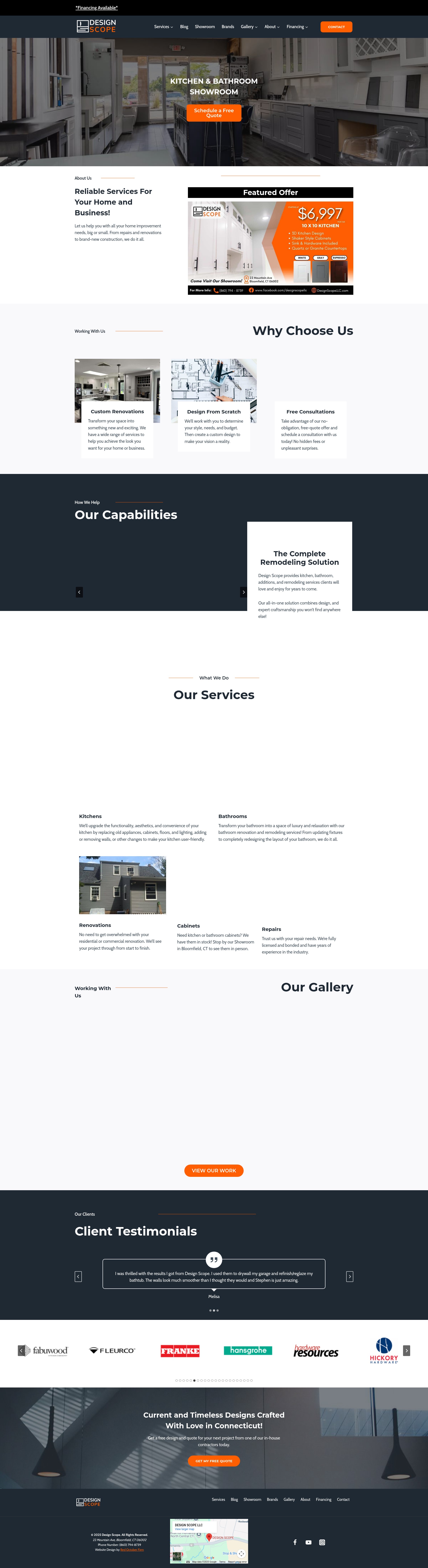 Screenshot of designscopellc.com