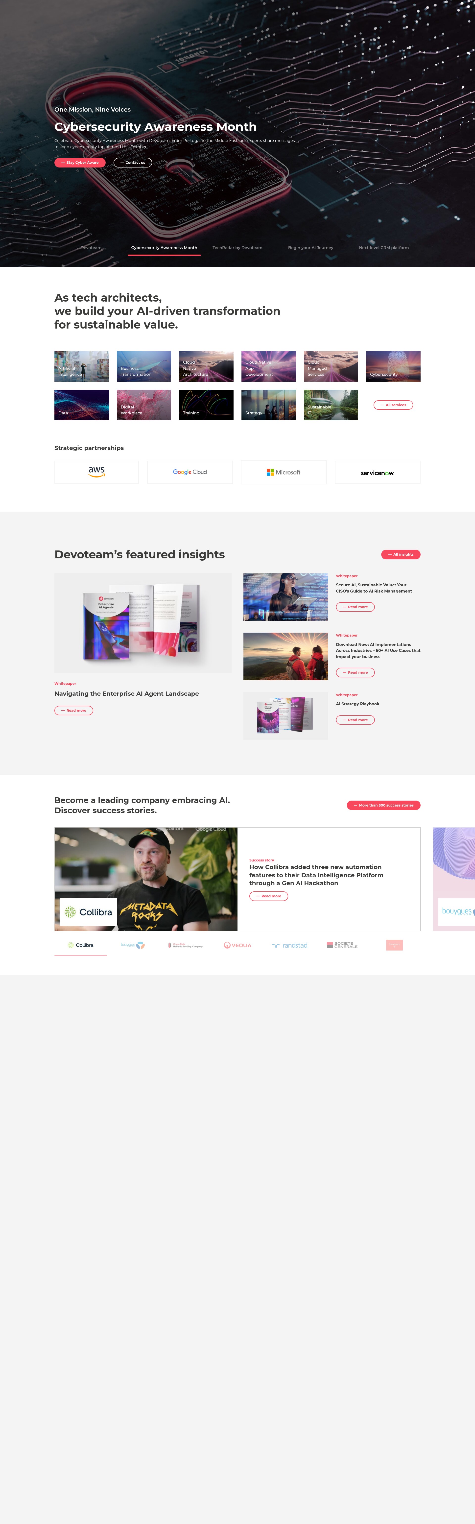 Screenshot of devoteam.com