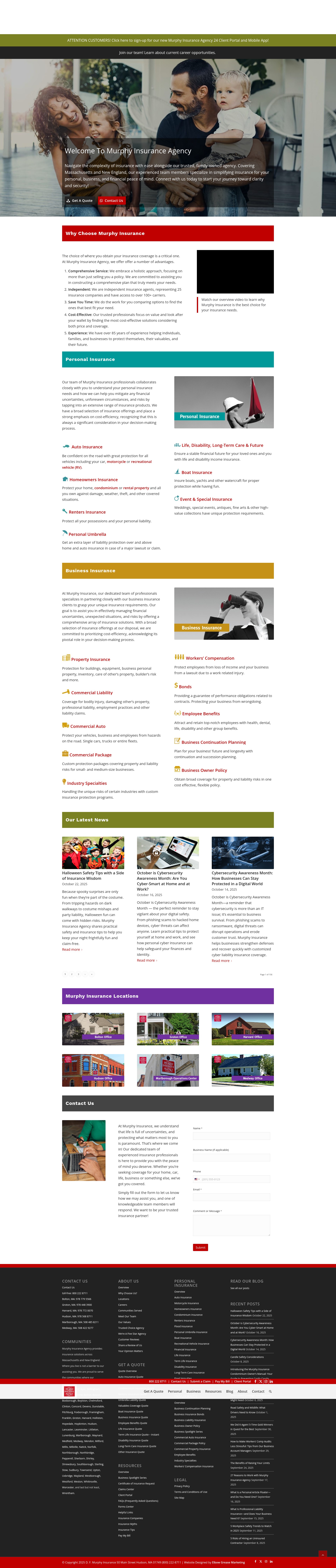 Screenshot of dfmurphy.com
