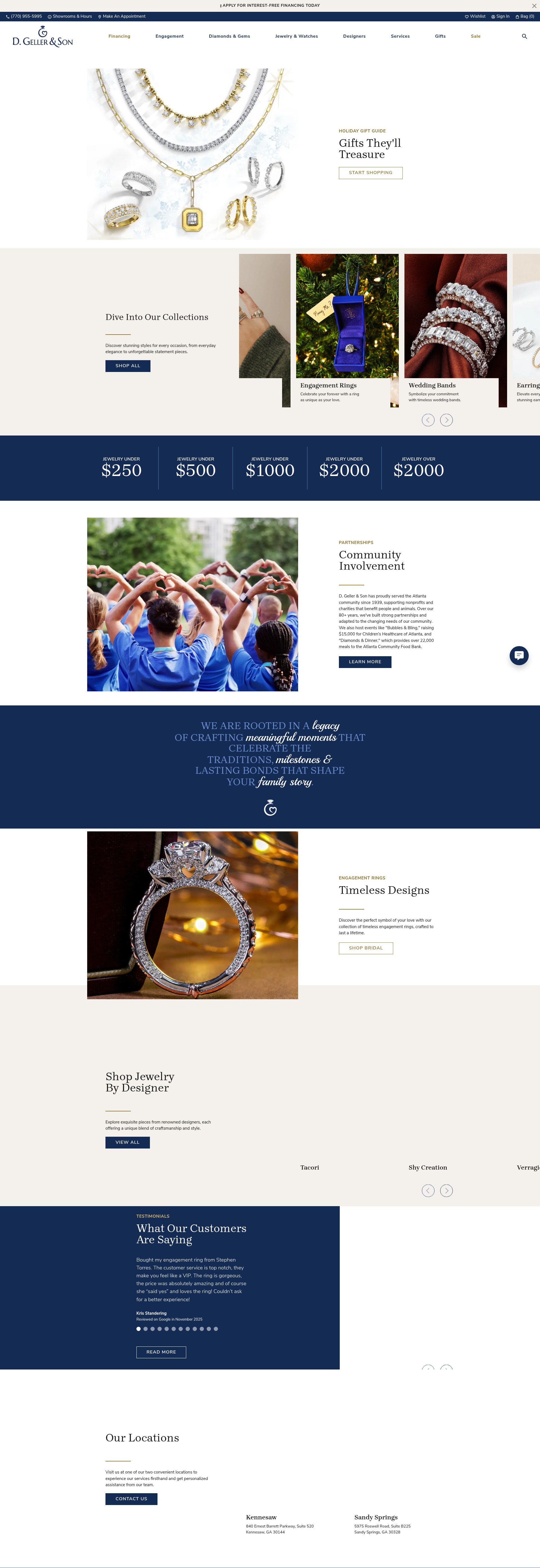 Screenshot of dgeller.com