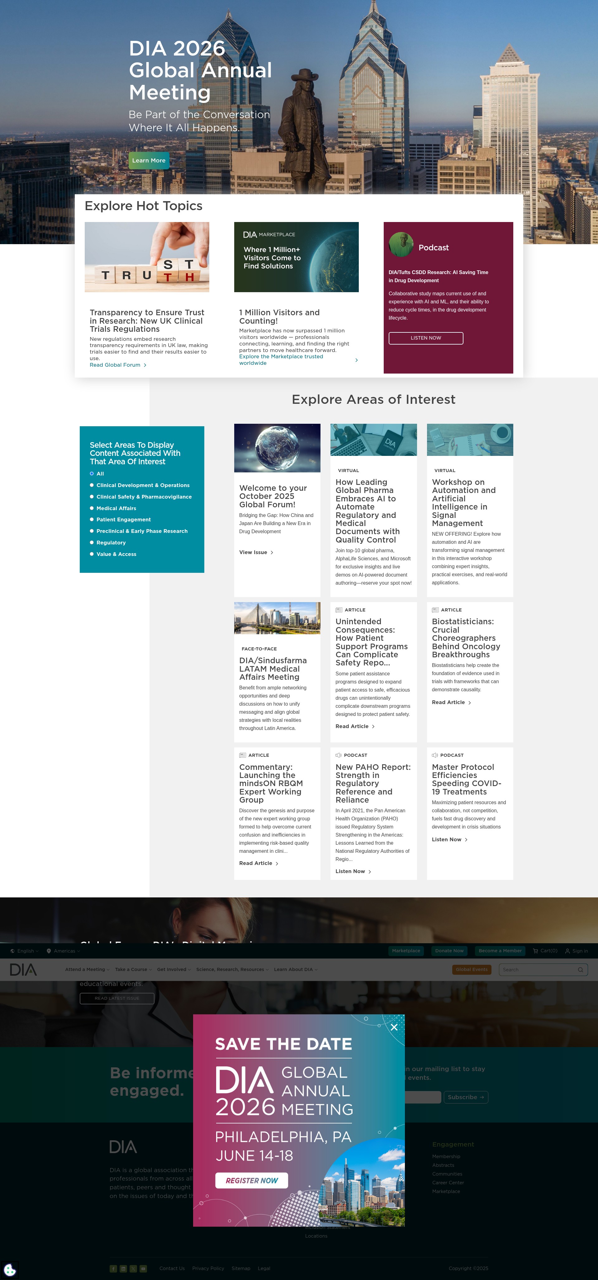 Screenshot of diaglobal.org