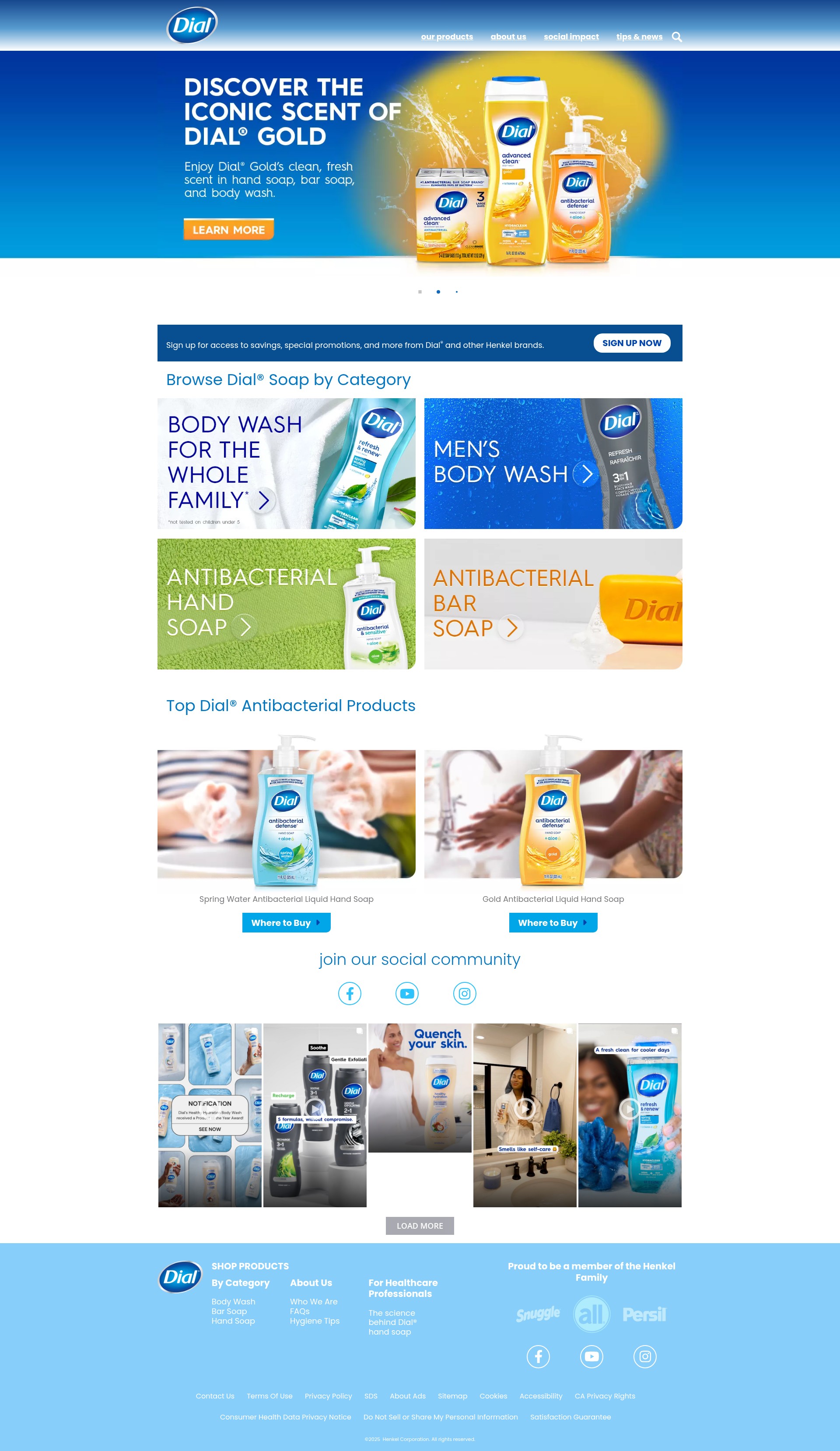 Screenshot of dialsoap.com