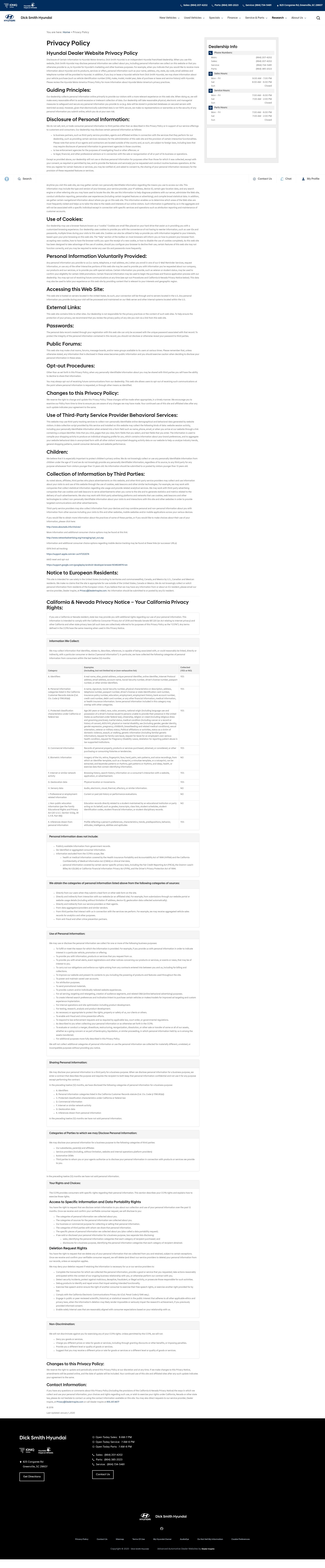 Screenshot of dicksmithhyundai.com