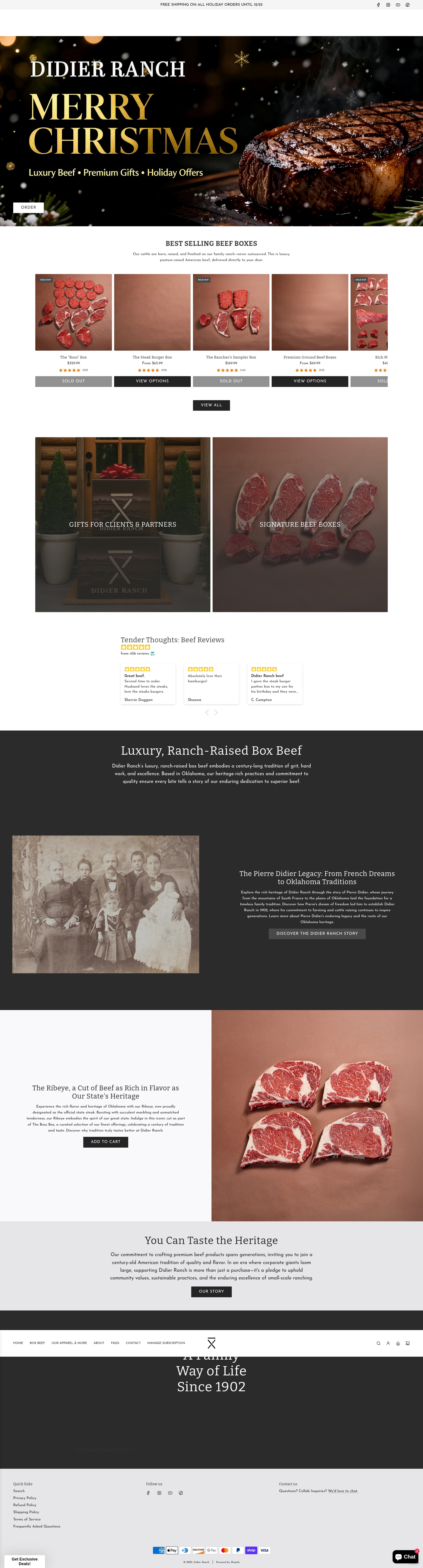 Screenshot of didierranch.com