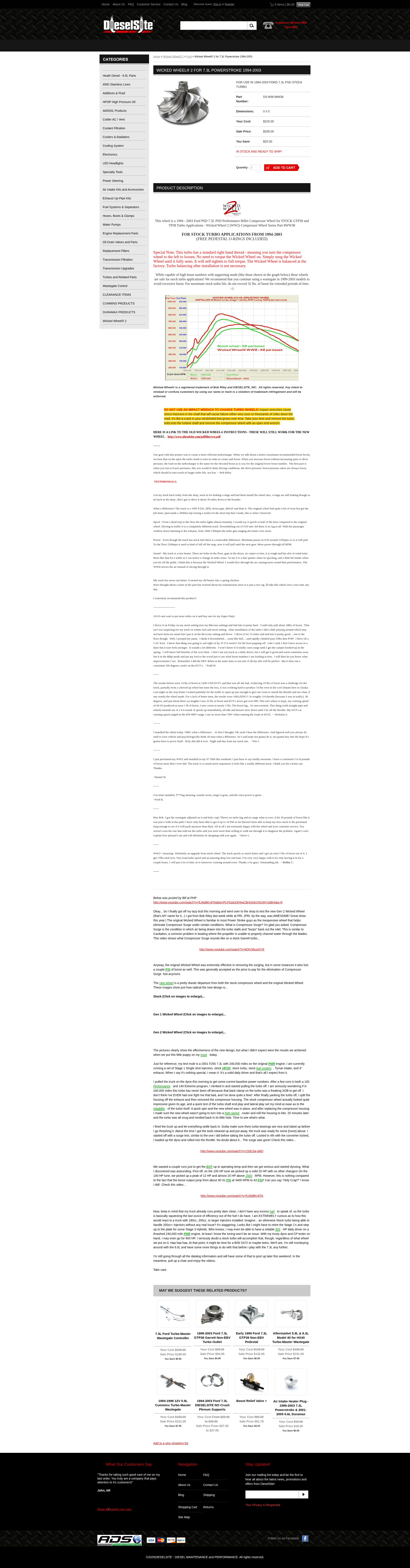 Screenshot of dieselsite.com