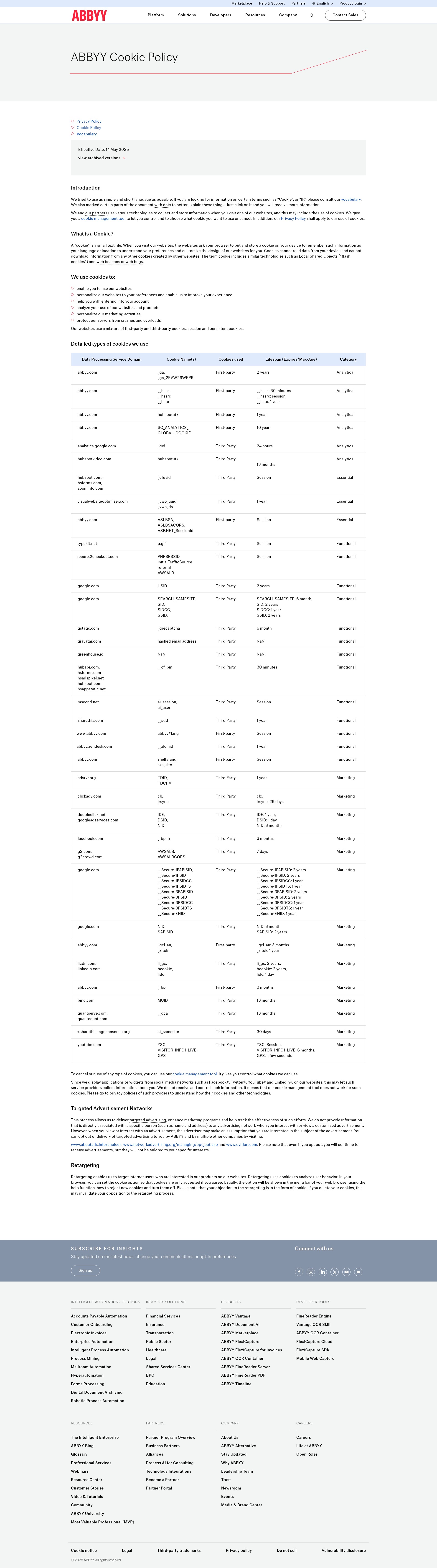 Screenshot of digital.abbyy.com