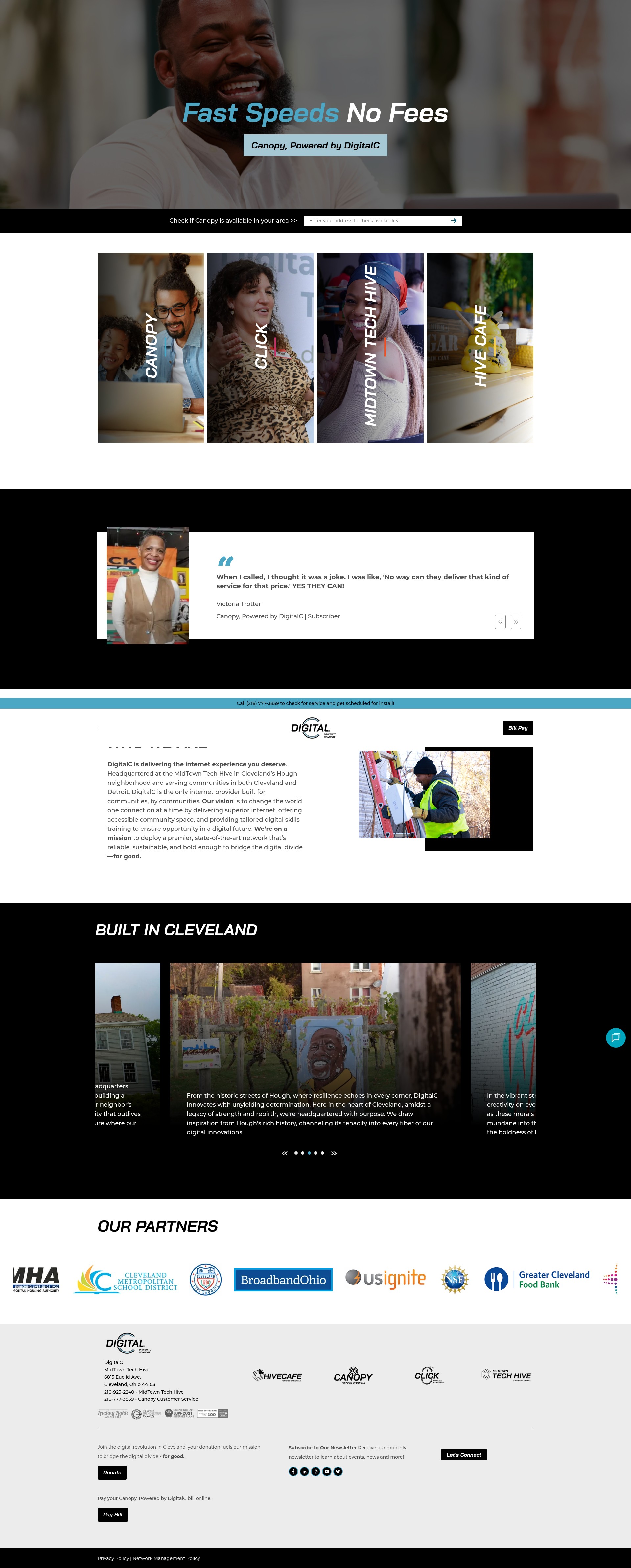 Screenshot of digitalc.org