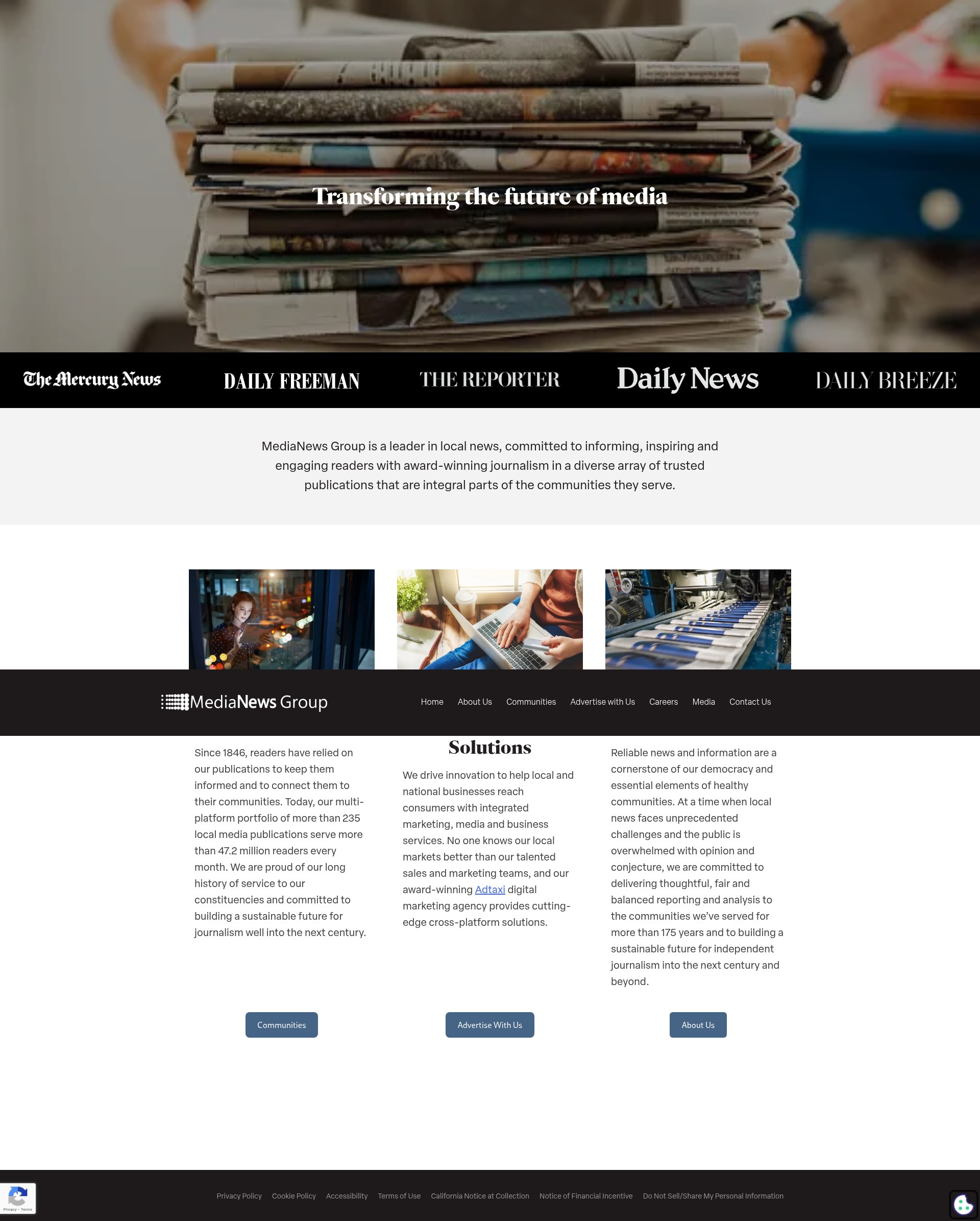 Screenshot of digitalfirstmedia.com