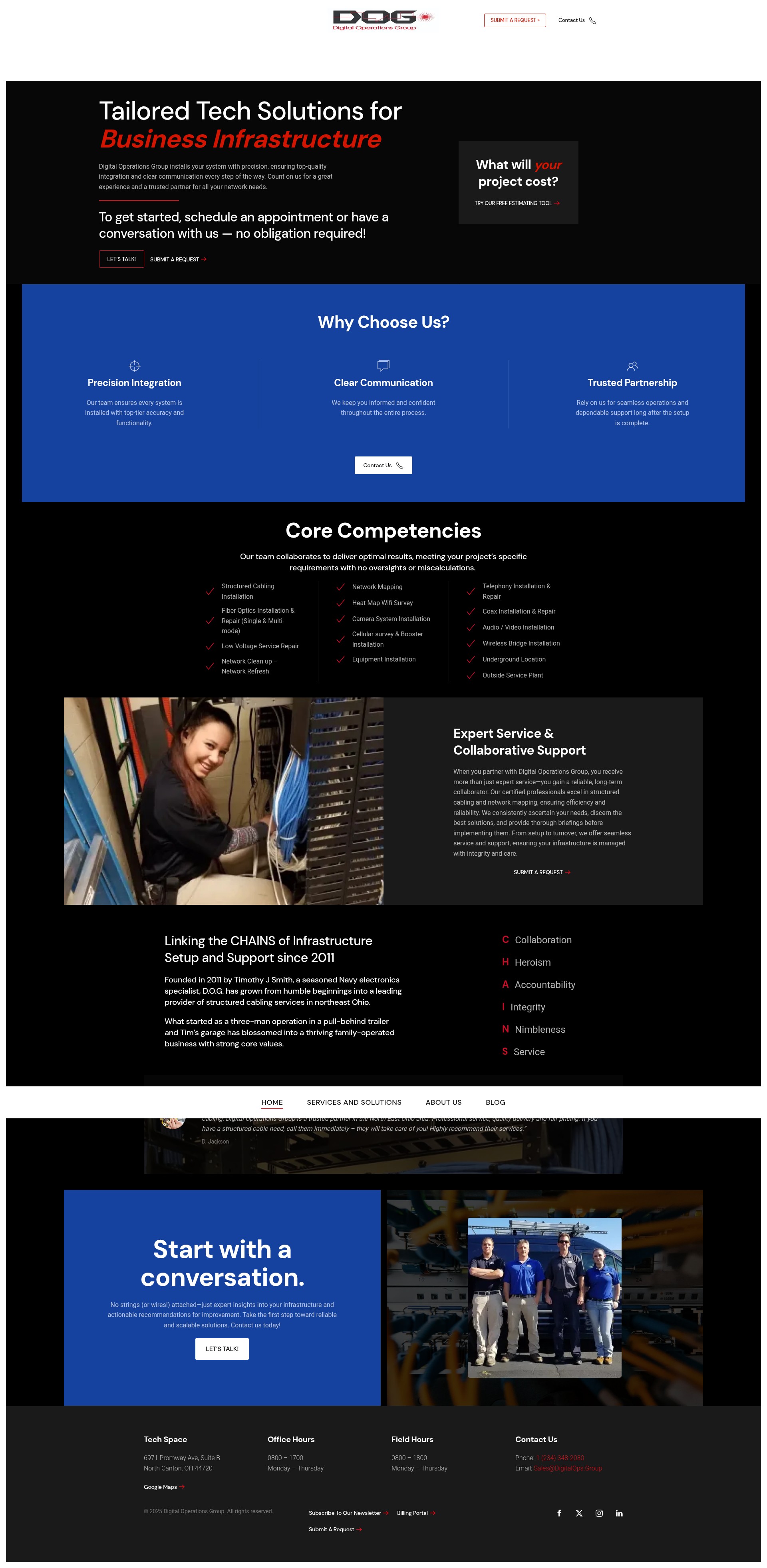 Screenshot of digitaloperationsgroup.com