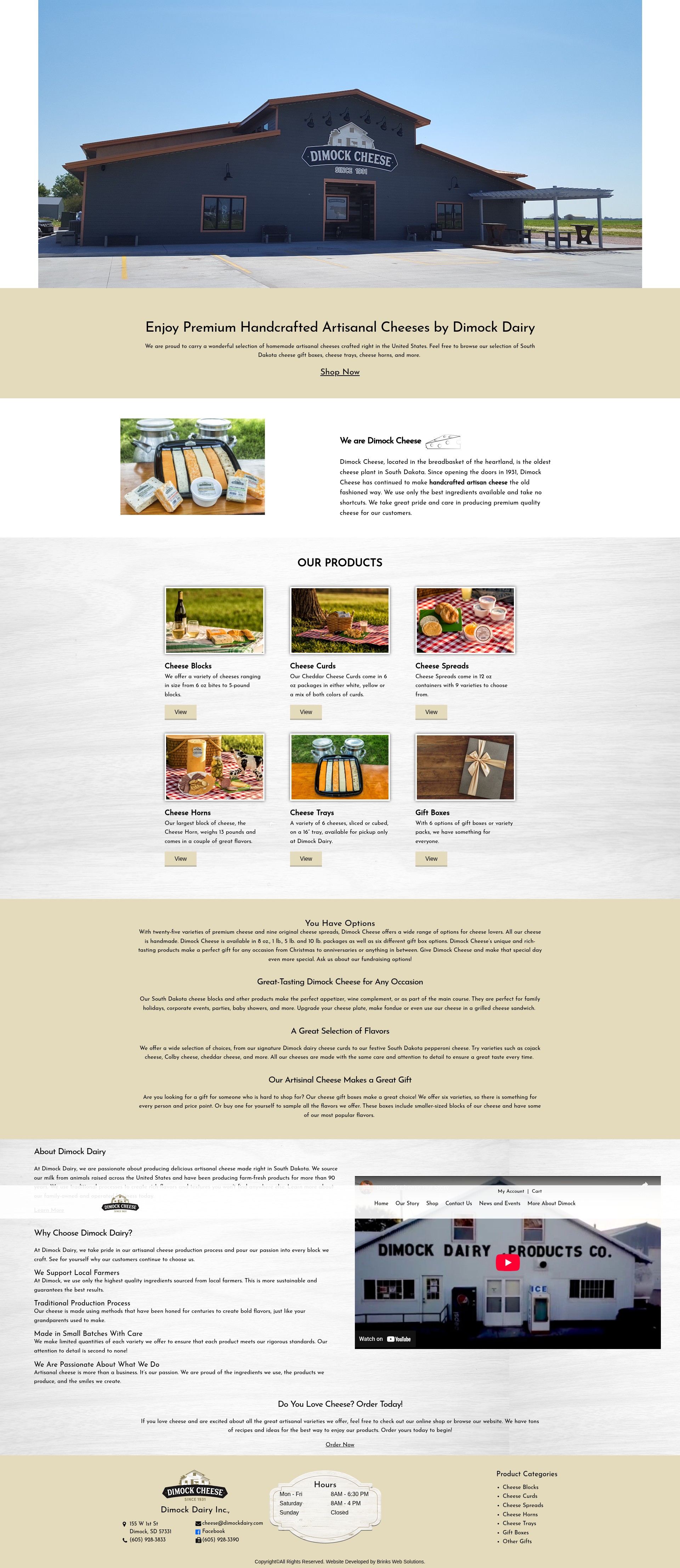 Screenshot of dimockdairy.com